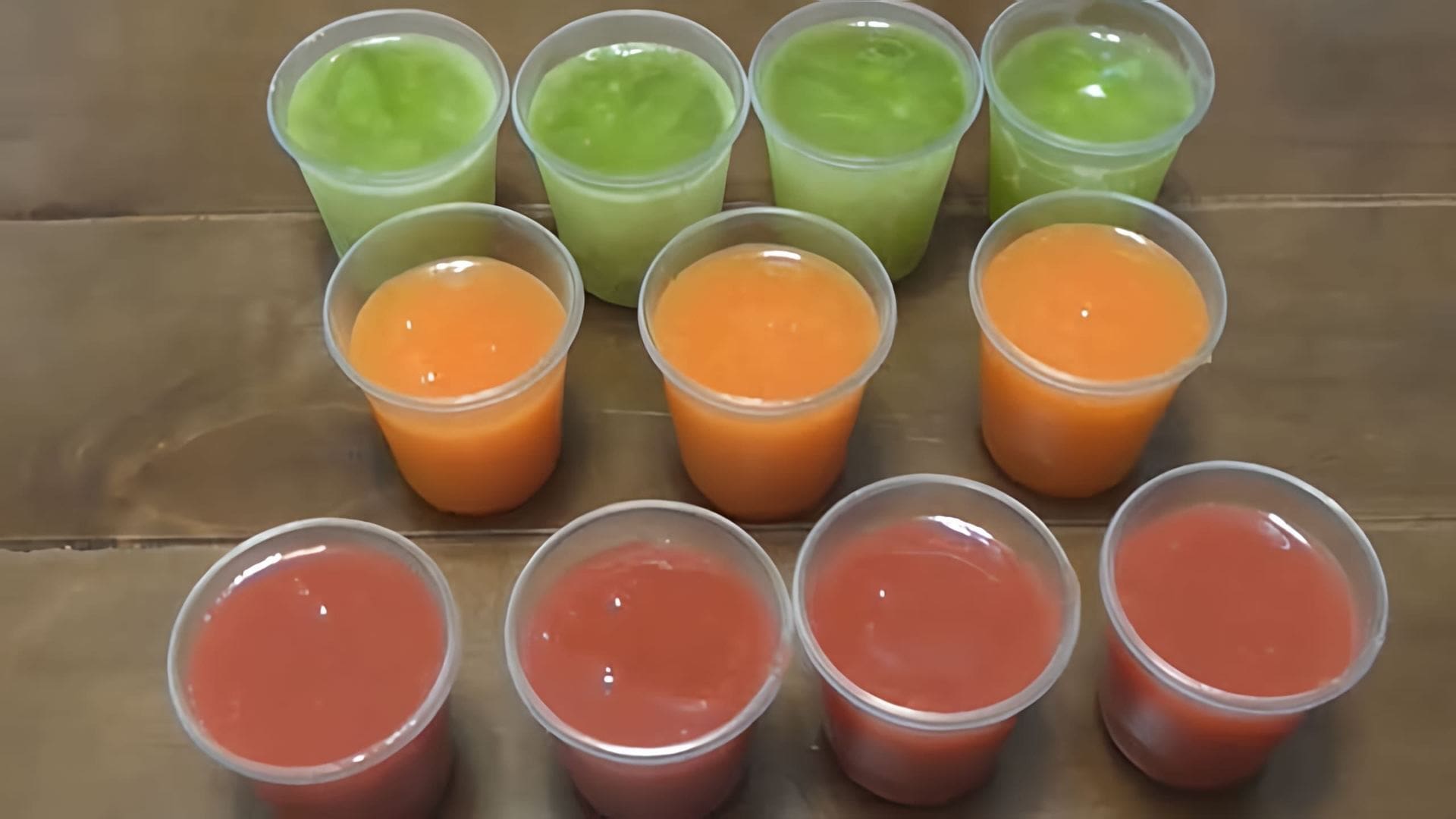 В этом видео рассказывается о двух способах заготовки томатного сока на зиму
