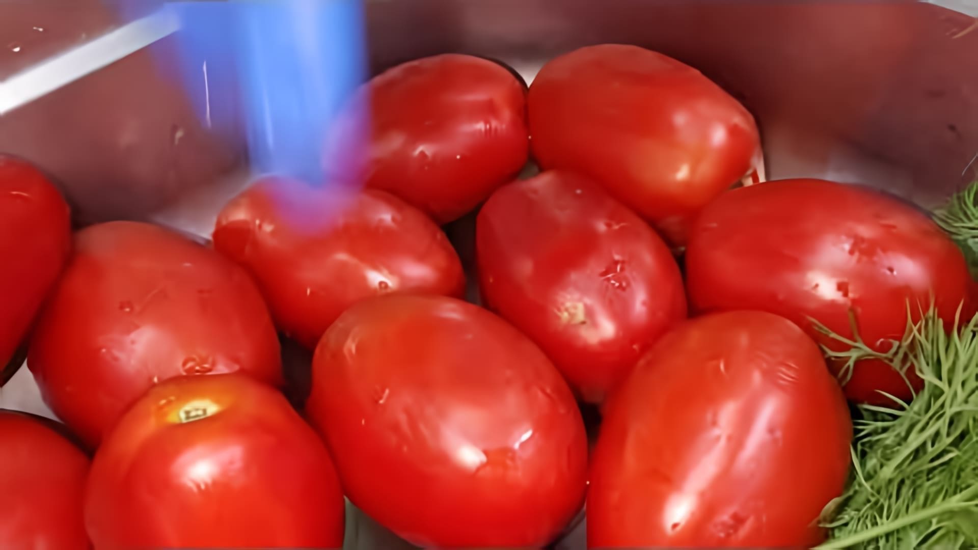 В этом видео-ролике рассказывается о простом и быстром способе приготовления малосольных помидоров в пакете