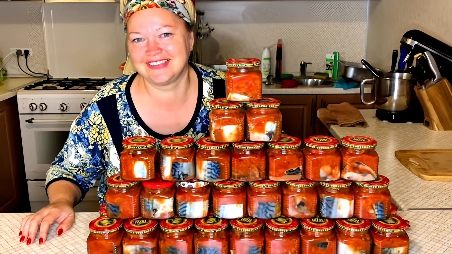 Видео как приготовить консервированную рыбу в томатном соусе с использованием домашнего консервного автоклава