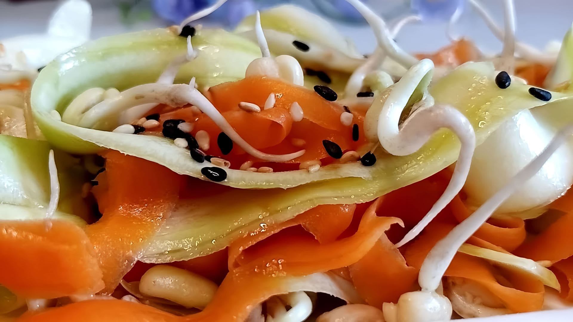Салат из пророщенного маша