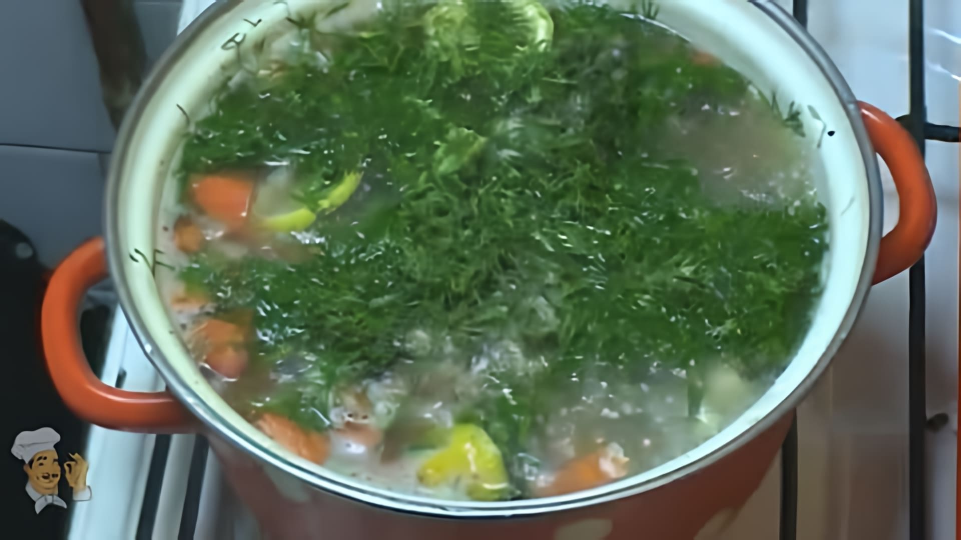 В этом видео демонстрируется процесс приготовления диетического рыбного супа