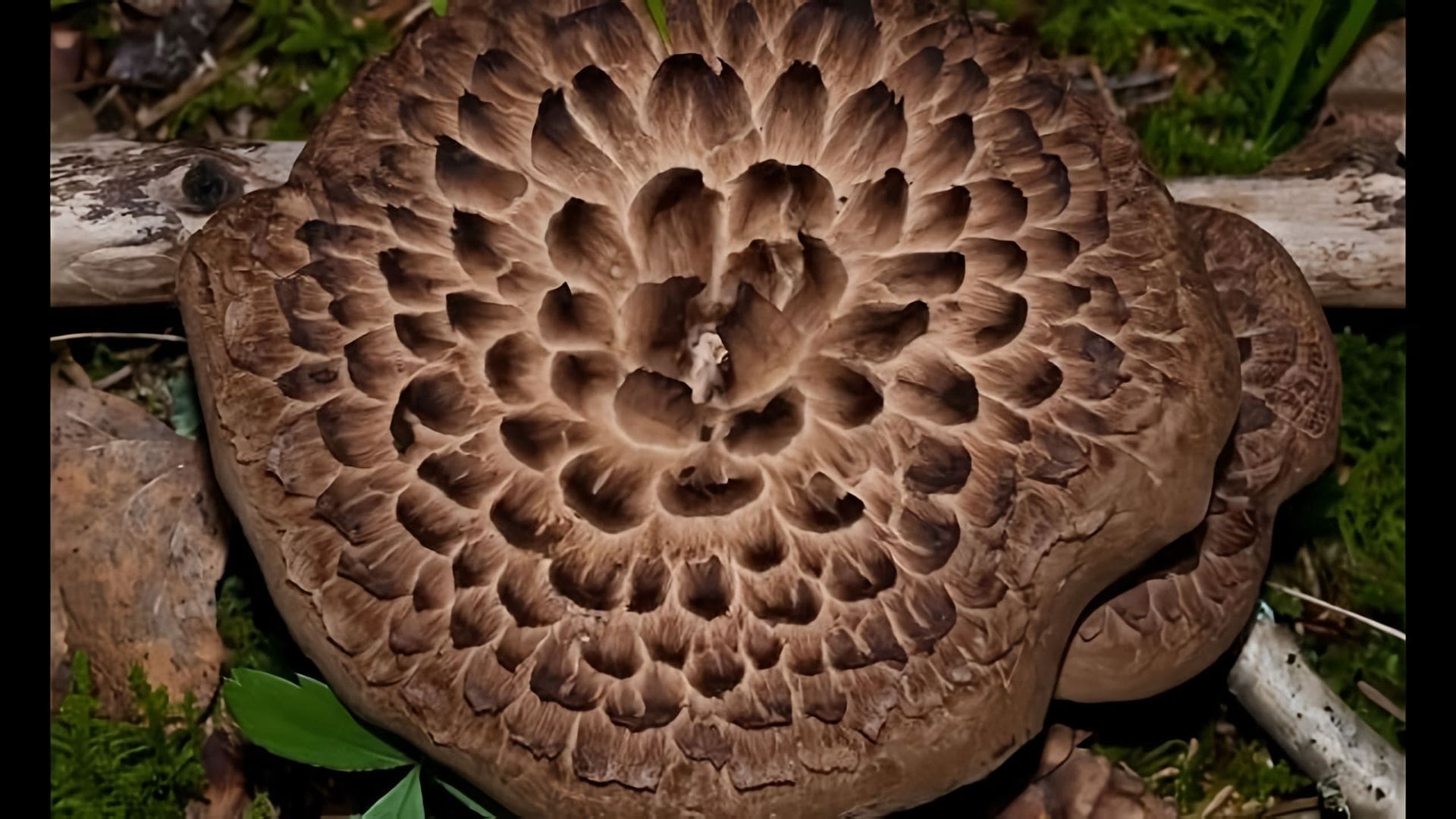 В этом видео демонстрируется процесс приготовления маринованных грибов, которые называются ежовиками или ёжиками