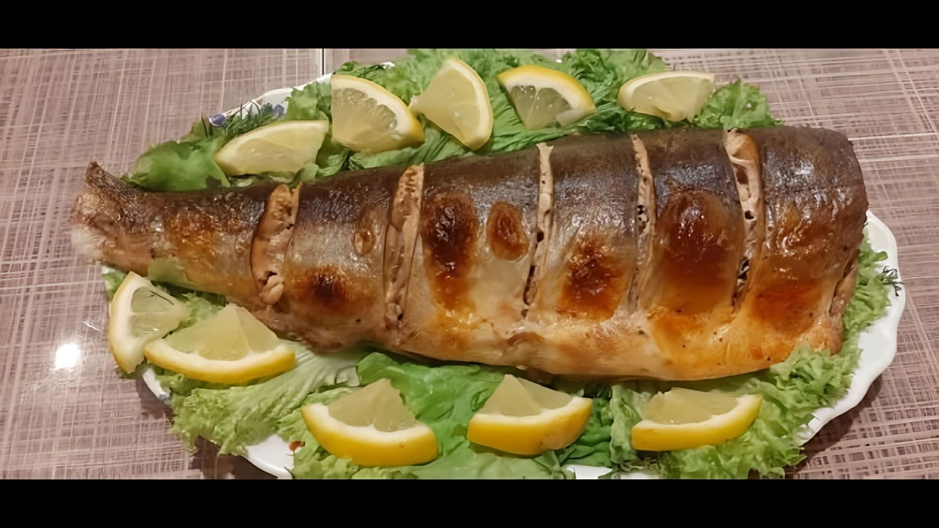 Видео рецепт запекания лосося в духовке