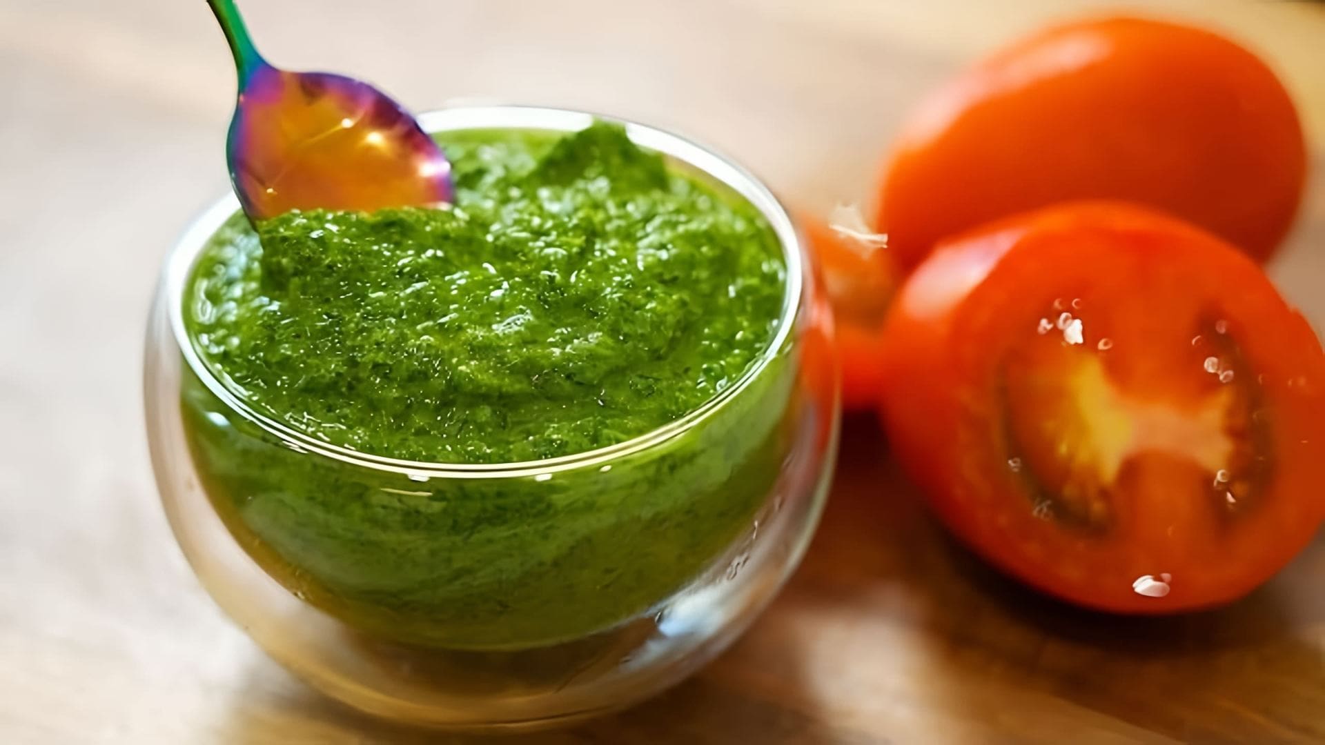 Как сохранить зелень на зиму? Приготовьте такой потрясающе ароматный и вкусный зеленый соус из петрушки и укропа. 