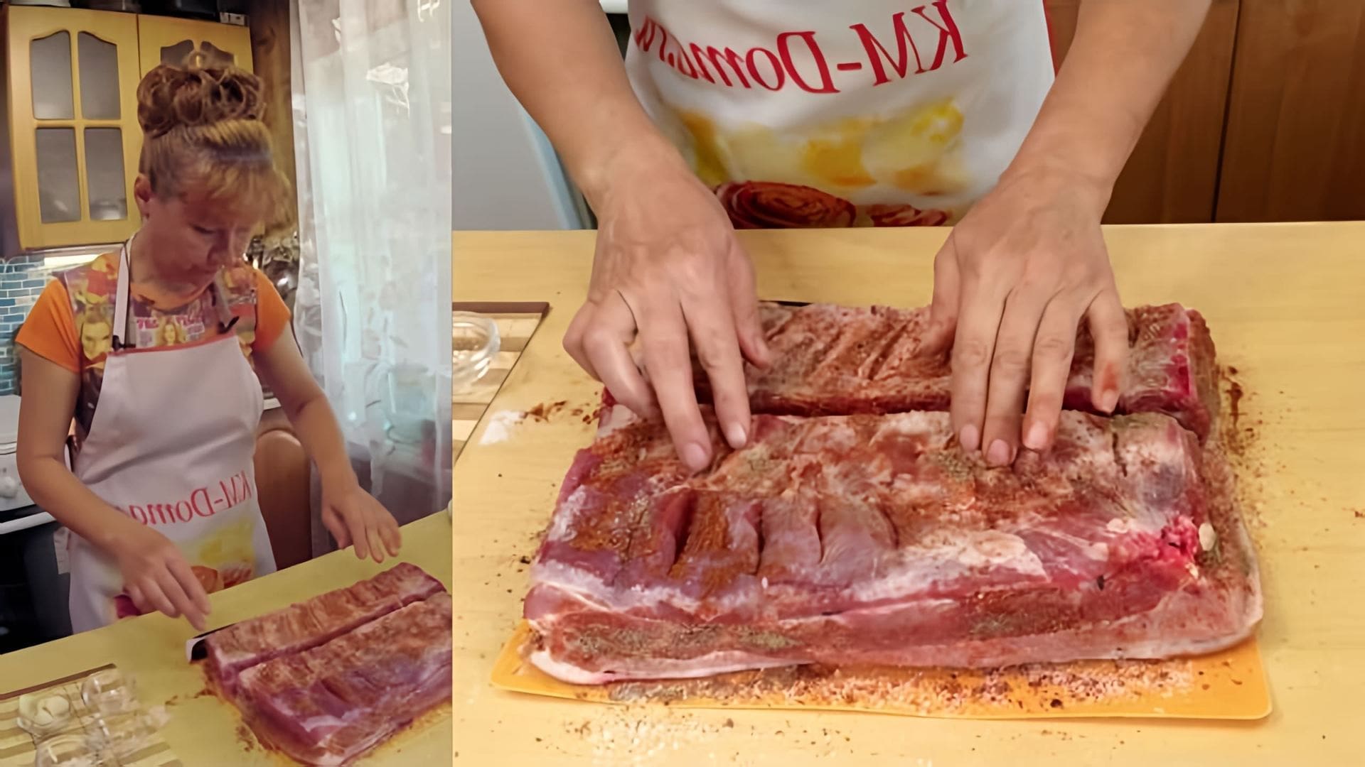 В этом видео Ирина, ведущая канала "Крем дома", рассказывает о простом и интересном рецепте приготовления запеченных свиных ребер