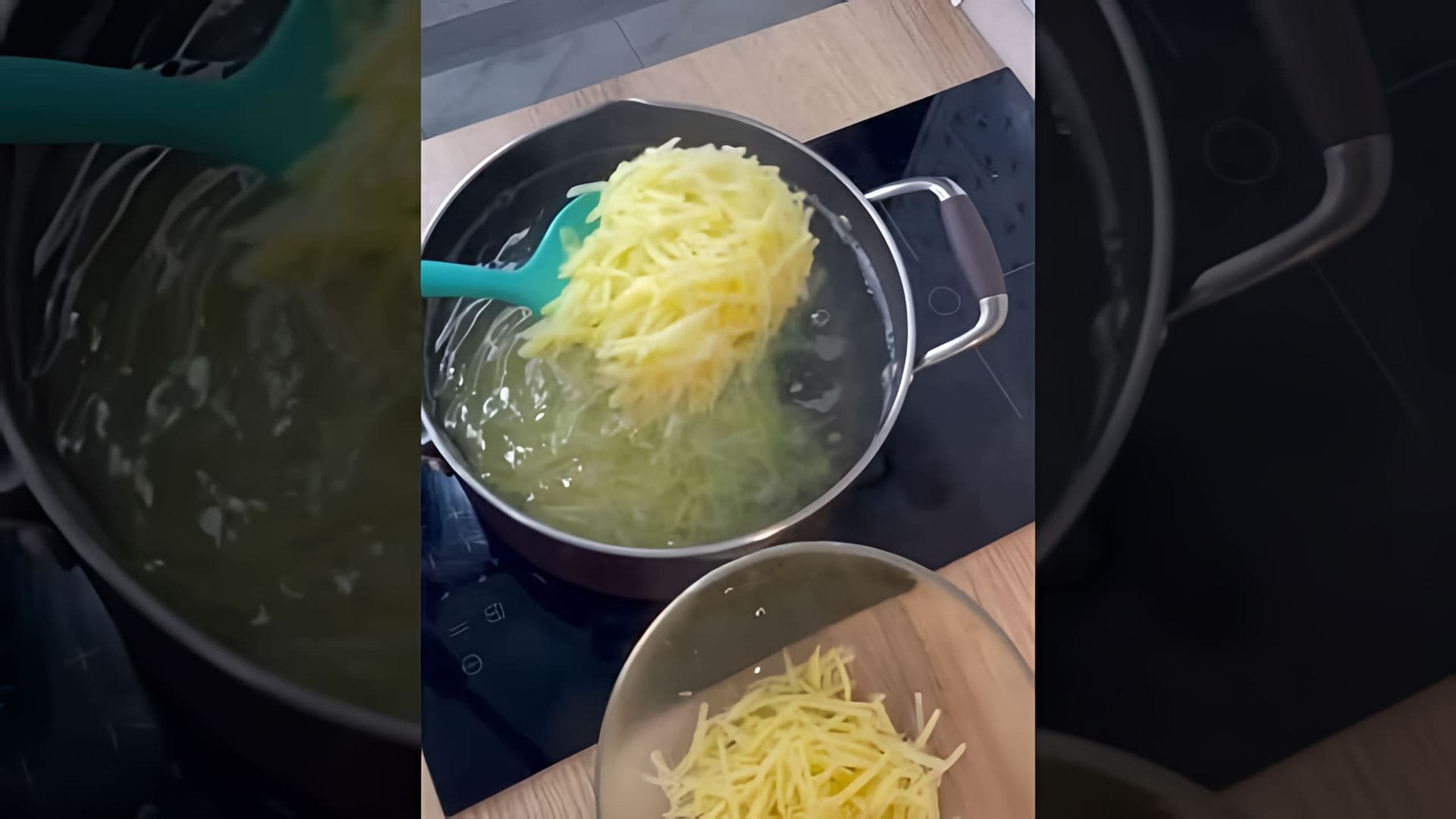 В этом видео демонстрируется простой и быстрый рецепт приготовления вкусного блюда из картофеля и мяса