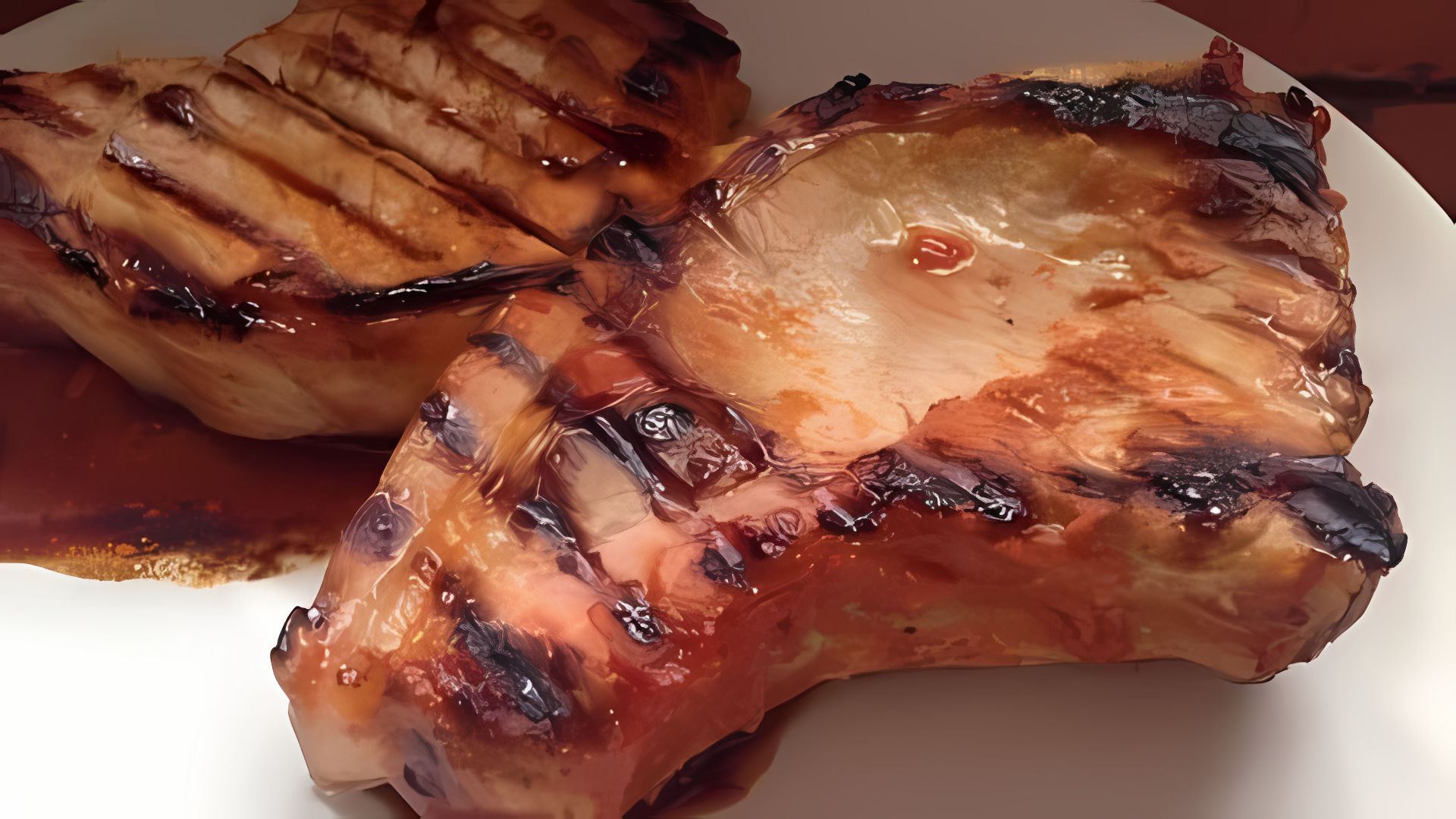 В данном видео демонстрируется процесс приготовления маринада для свиных стейков