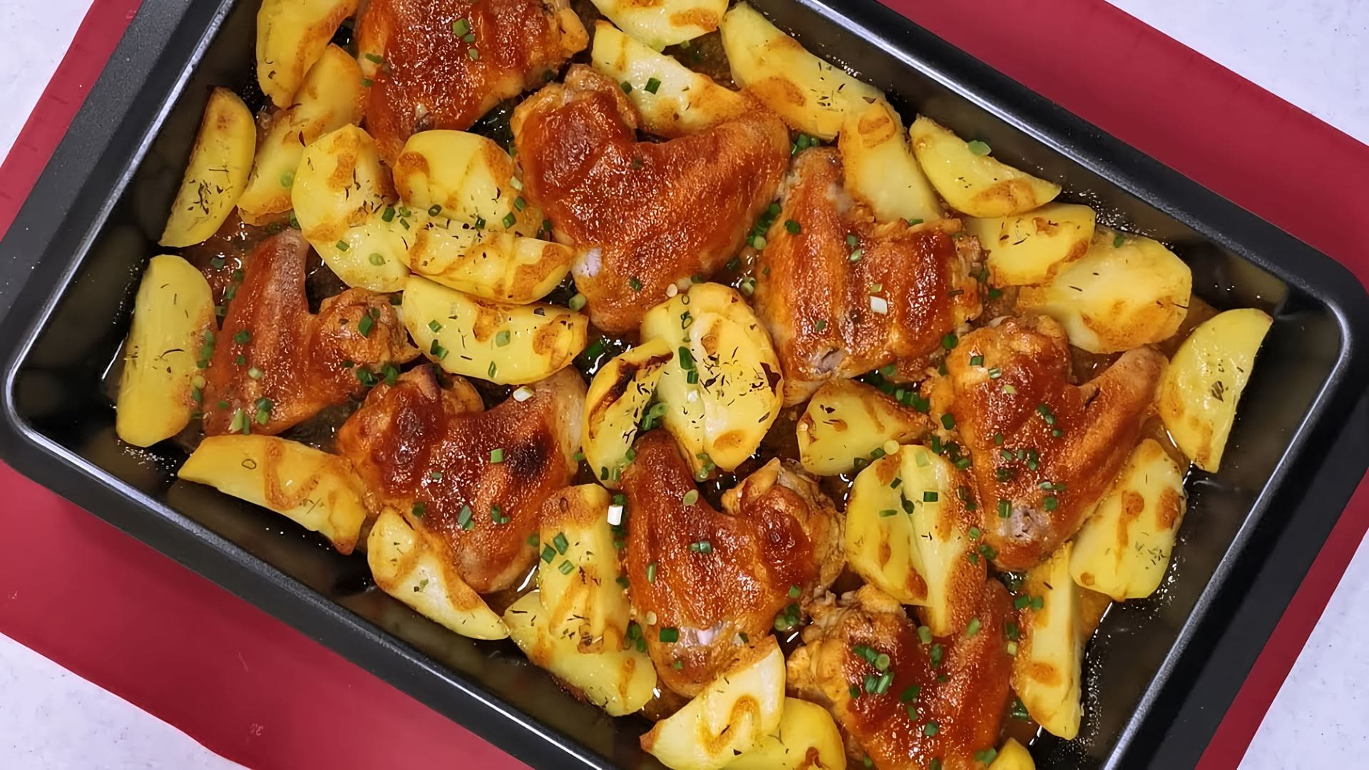 Крылышки с картошкой в духовке. Запеченная картошка с крыльями в духовке. Куриные крылышки с картошкой в духовке на протвине. Запеченная картошка с крыльями в духовке. Крылышки с картошкой в духовке.