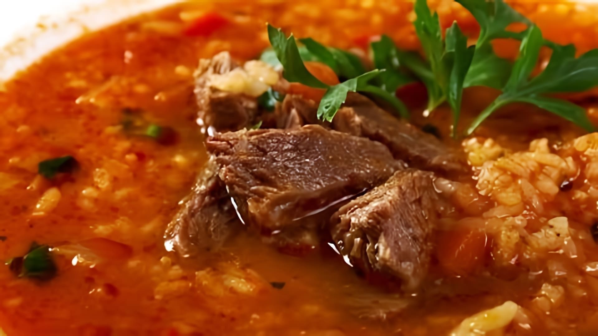 Видео рецепт приготовления супа харчо, традиционного грузинского супа