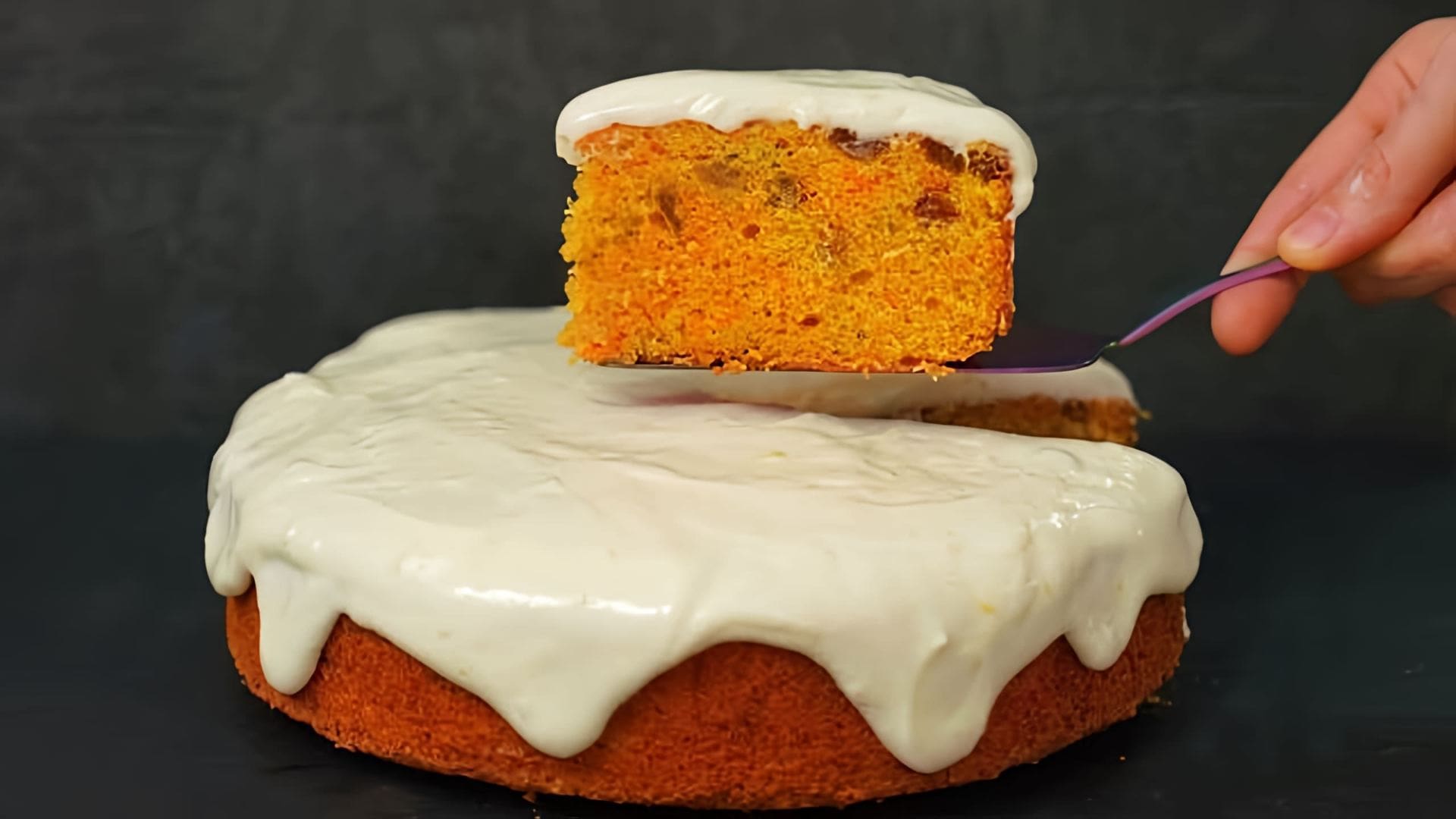Видео рецепт вкусного морковного торта с кремовой начинкой