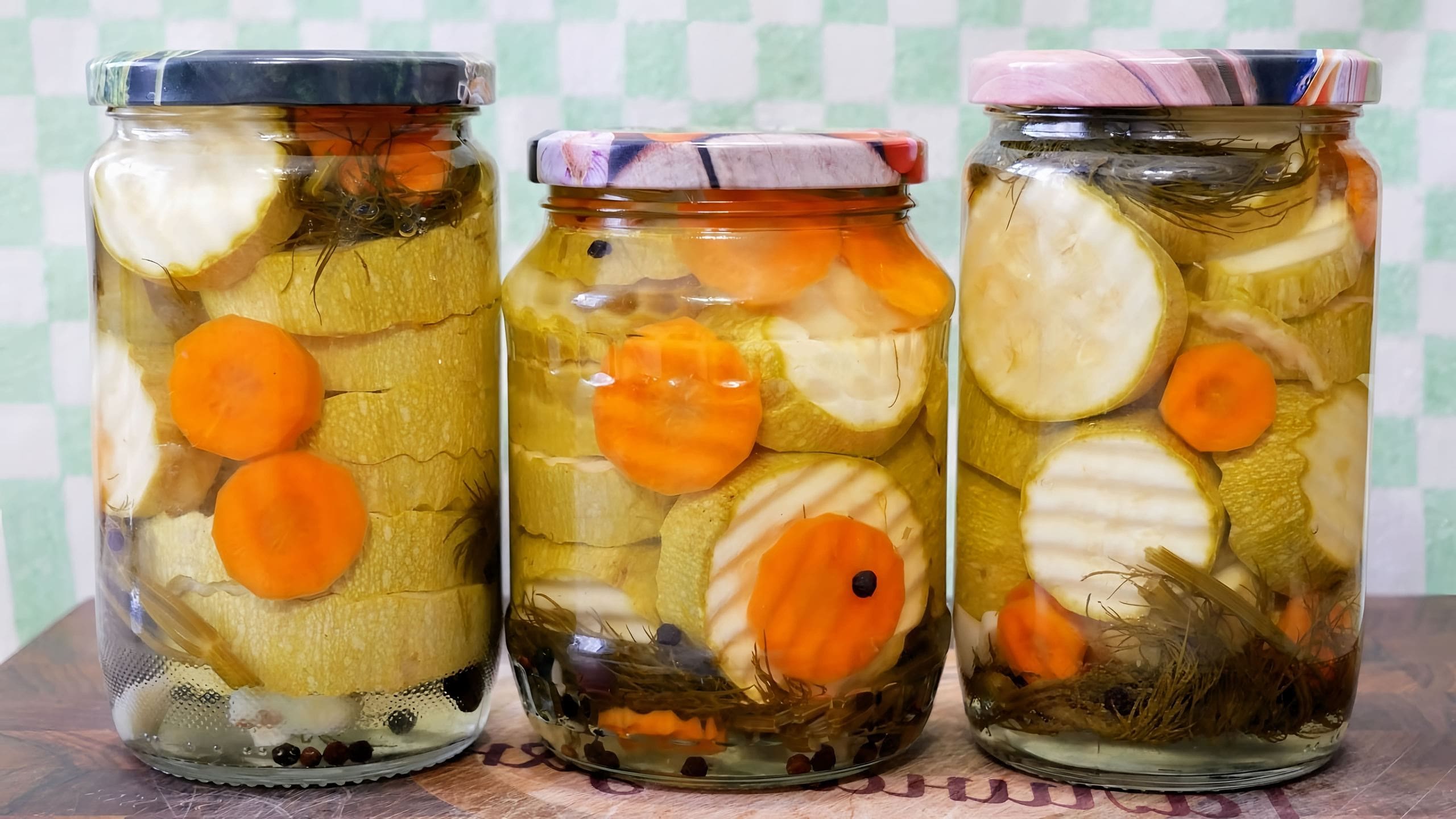 Маринованные патиссоны