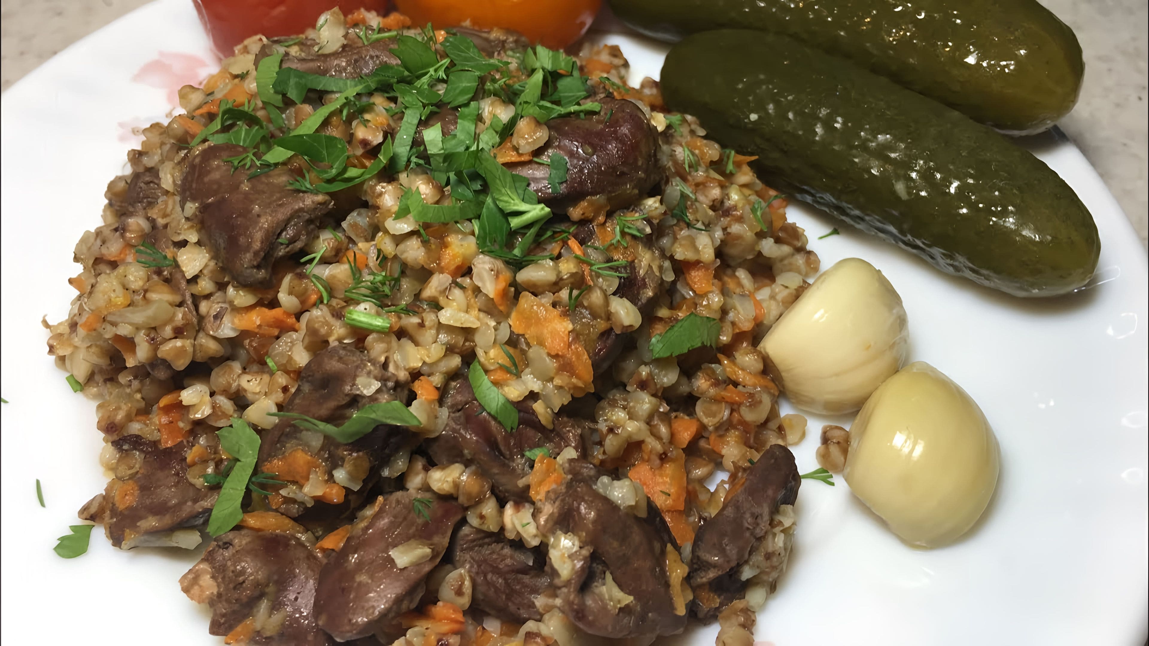 Плов с куриными сердечками