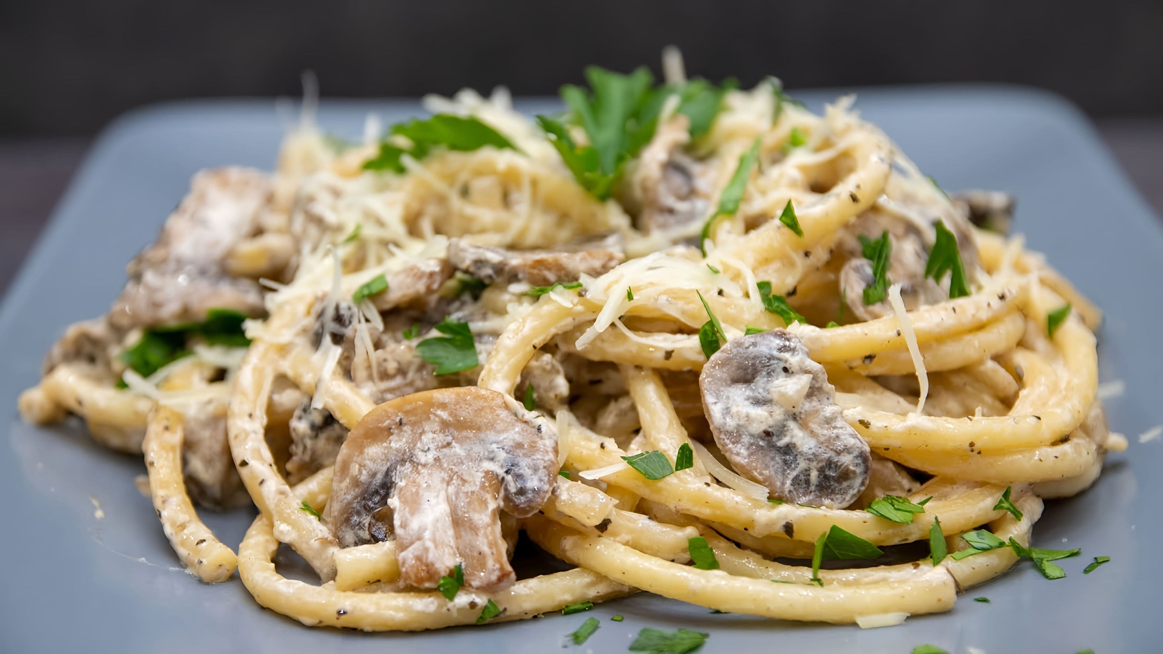 Макароны со сливочным соусом с грибами. Макароны со сливочным соусом с грибами. Паста с шампиньонами в сливочном соусе. Фетучини паста. Спагетти с курицей и грибами в сливочном соусе.