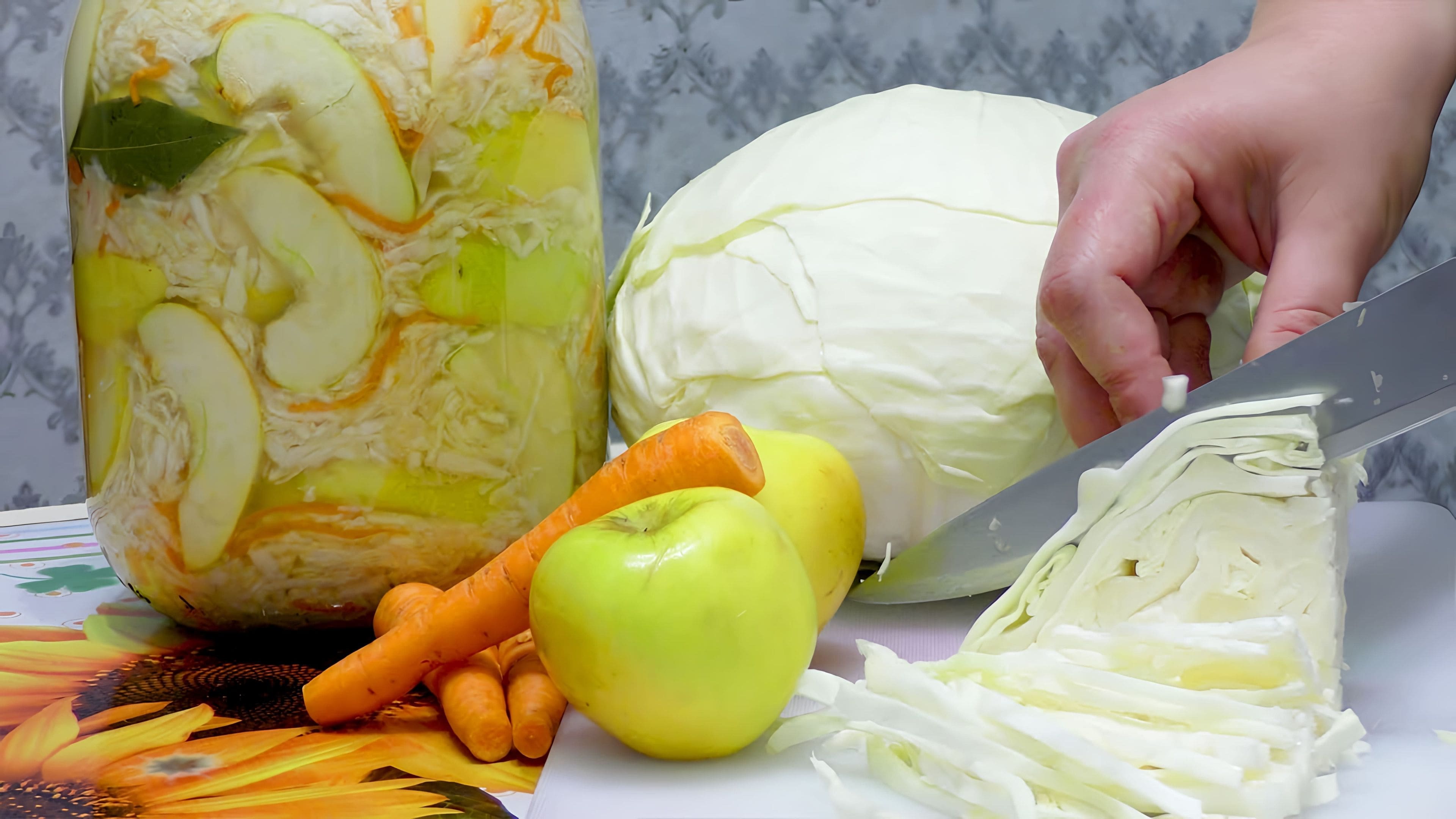 Как солить капусту кусками