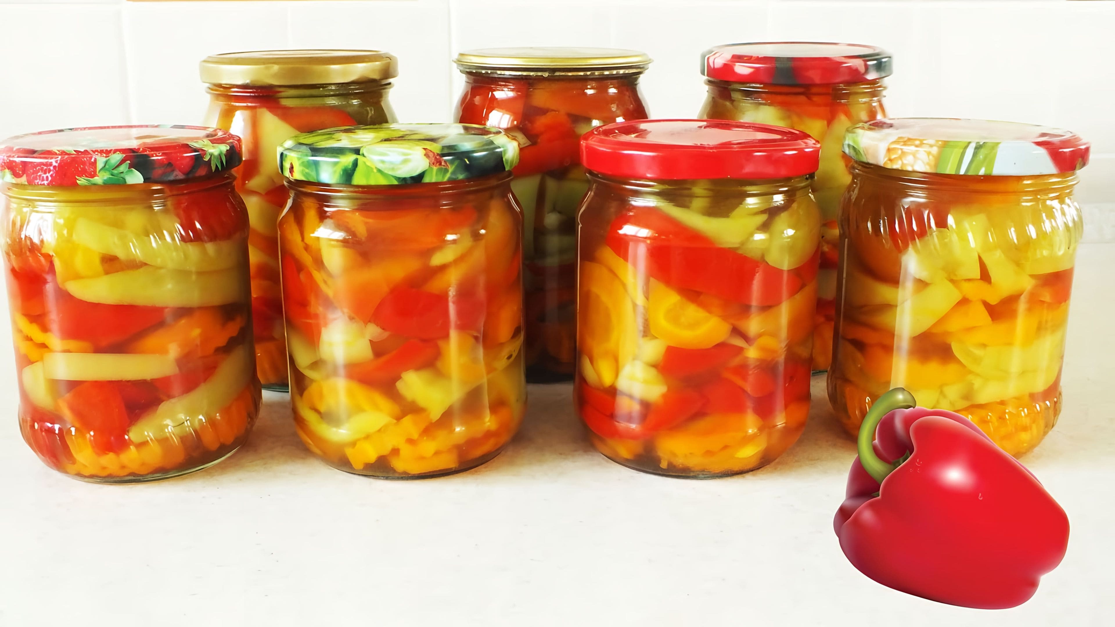 Маринованный болгарский перец на зиму рецепты с маслом и чесноком