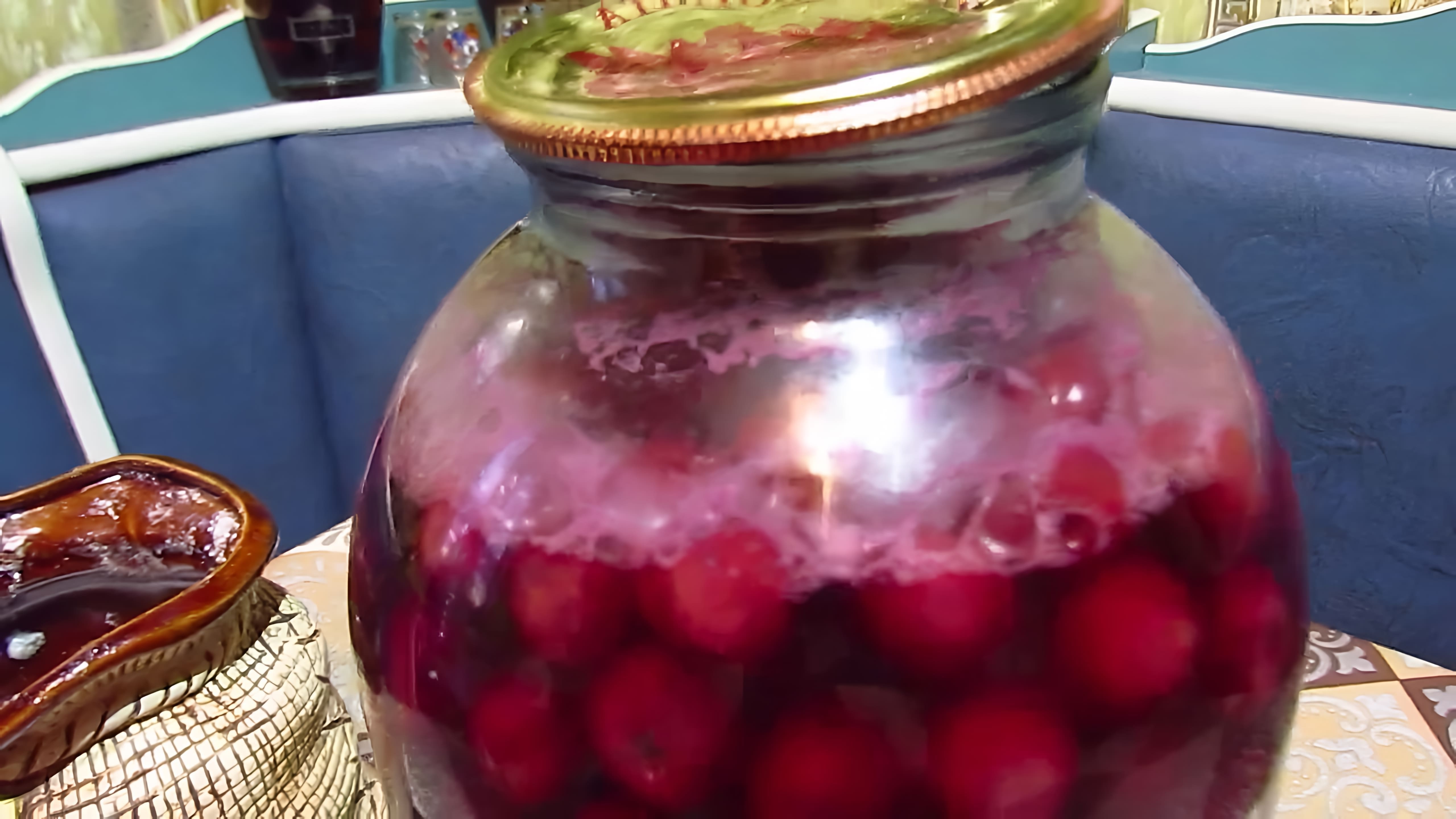 В данном видео рассказывается о том, как сделать вино из забродившего вишневого компота