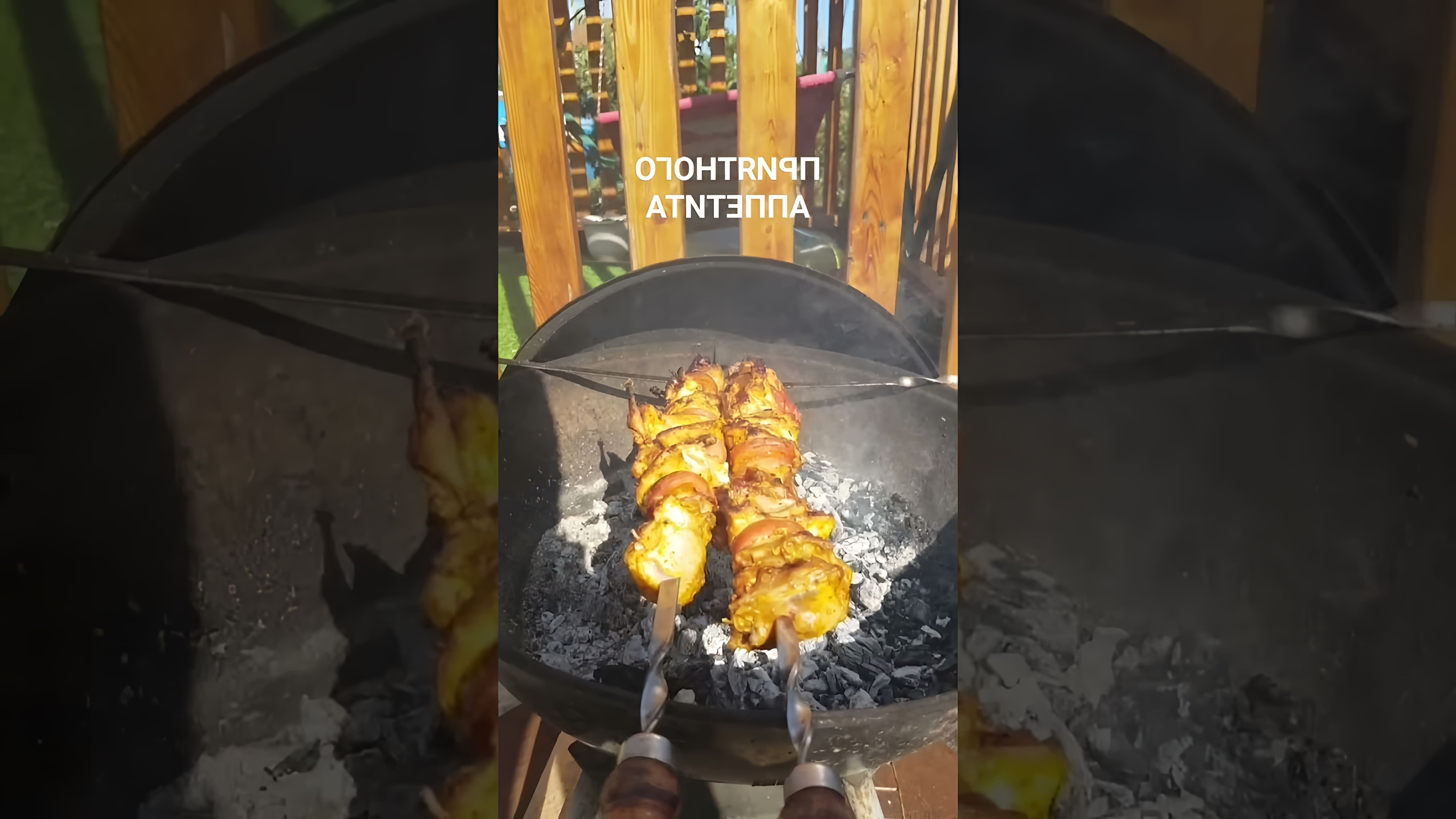 Видео: #шашлык #куриный #рецепт шашлыка паприка, майонез и куркума