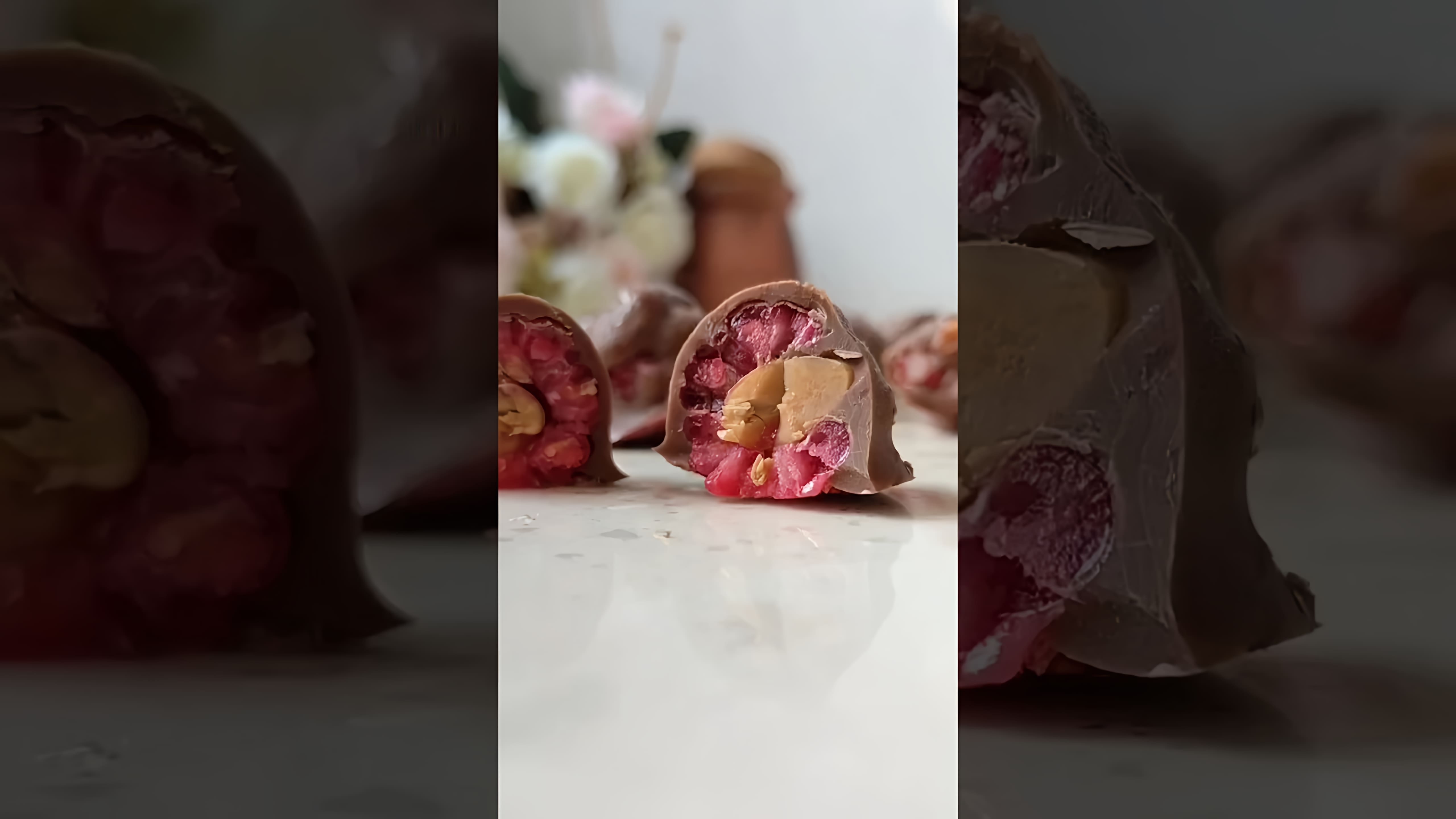Видео: малина в шоколаде с орешками #простойрецепт #вкусныйрецепт #быстрыерецепты #малина