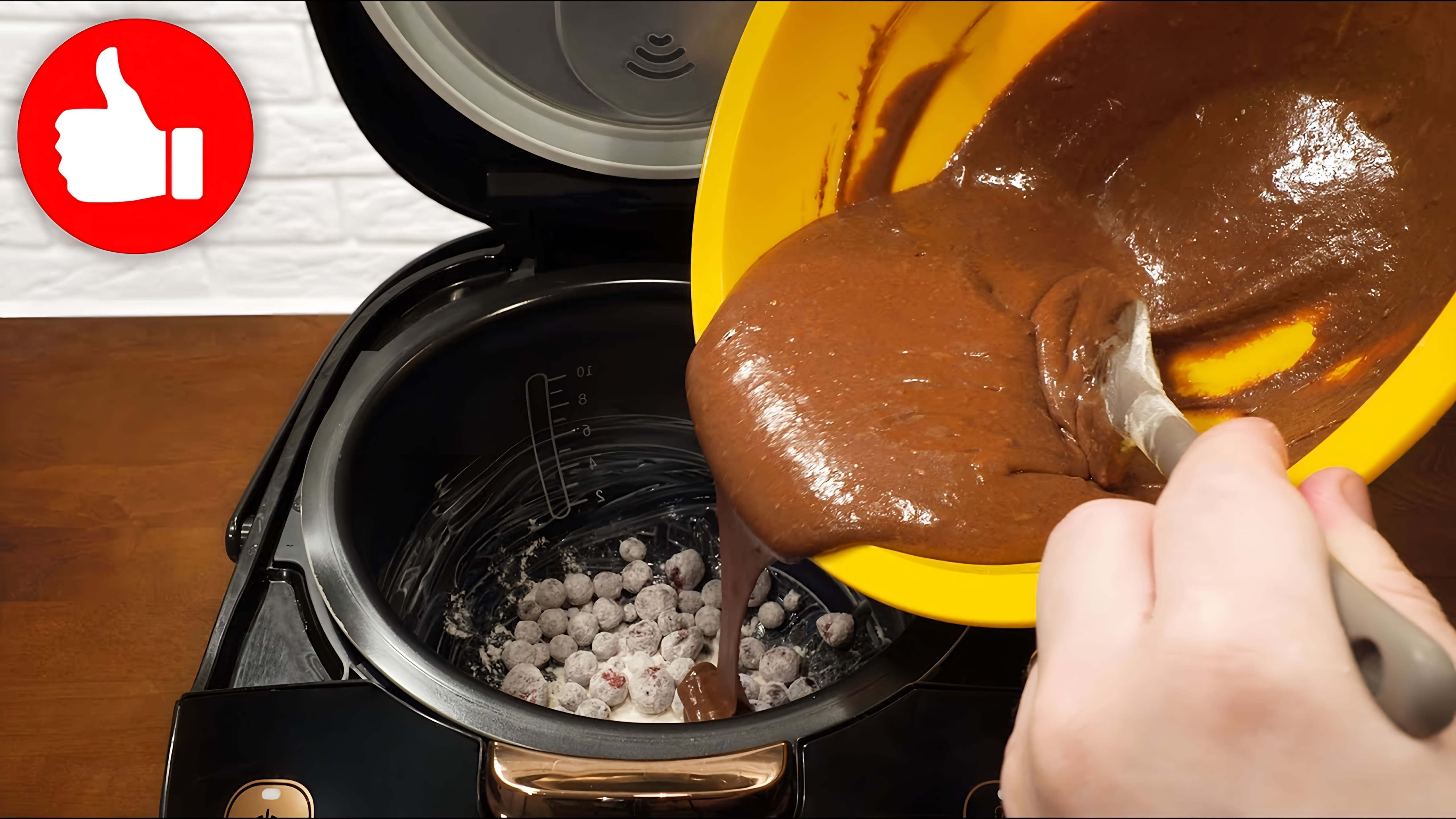 В этом видео Марина Петрушенко показывает, как приготовить шоколадный пирог с ягодами