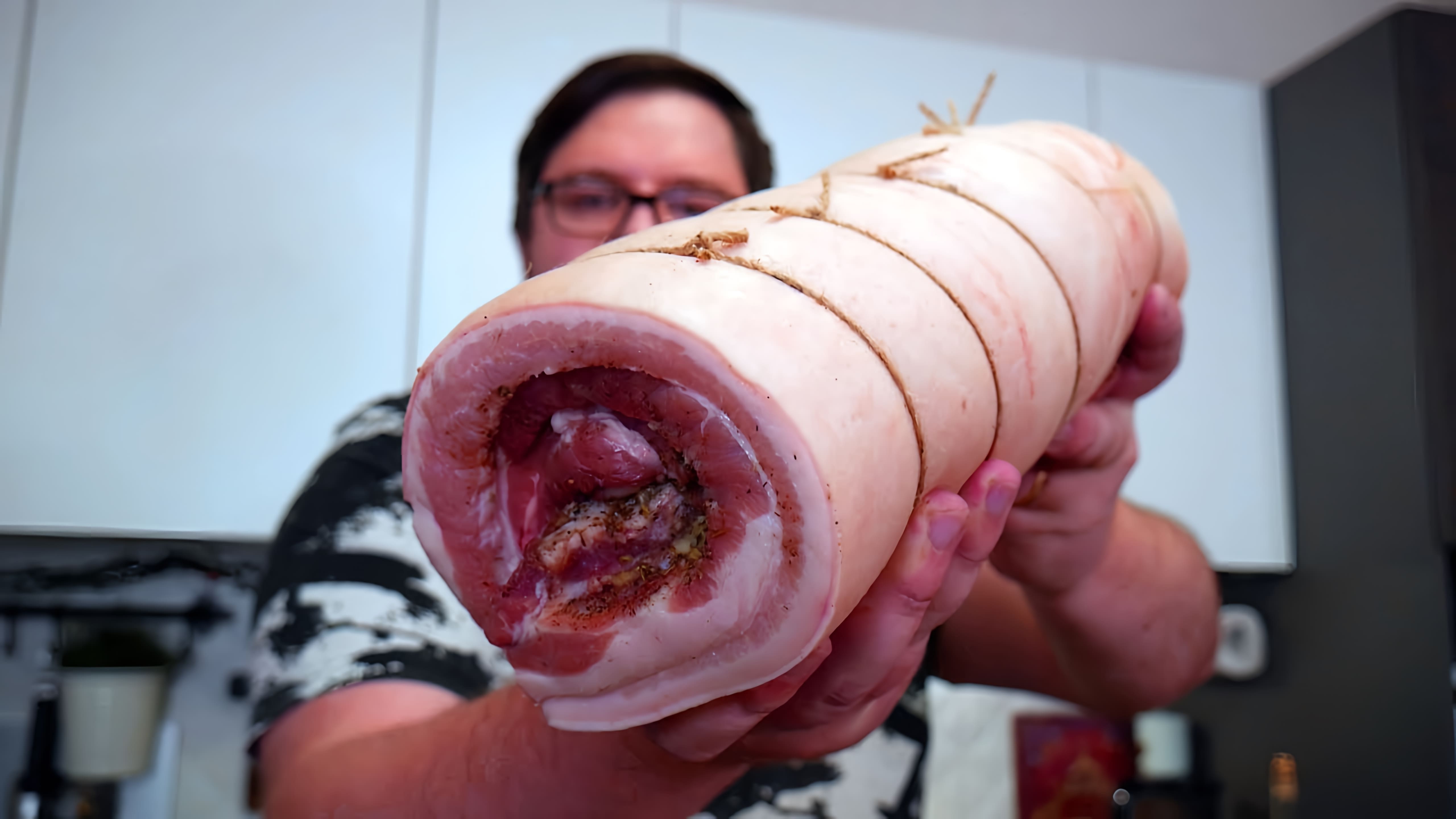 Видео рецепт приготовления свиного брюшка в духовке