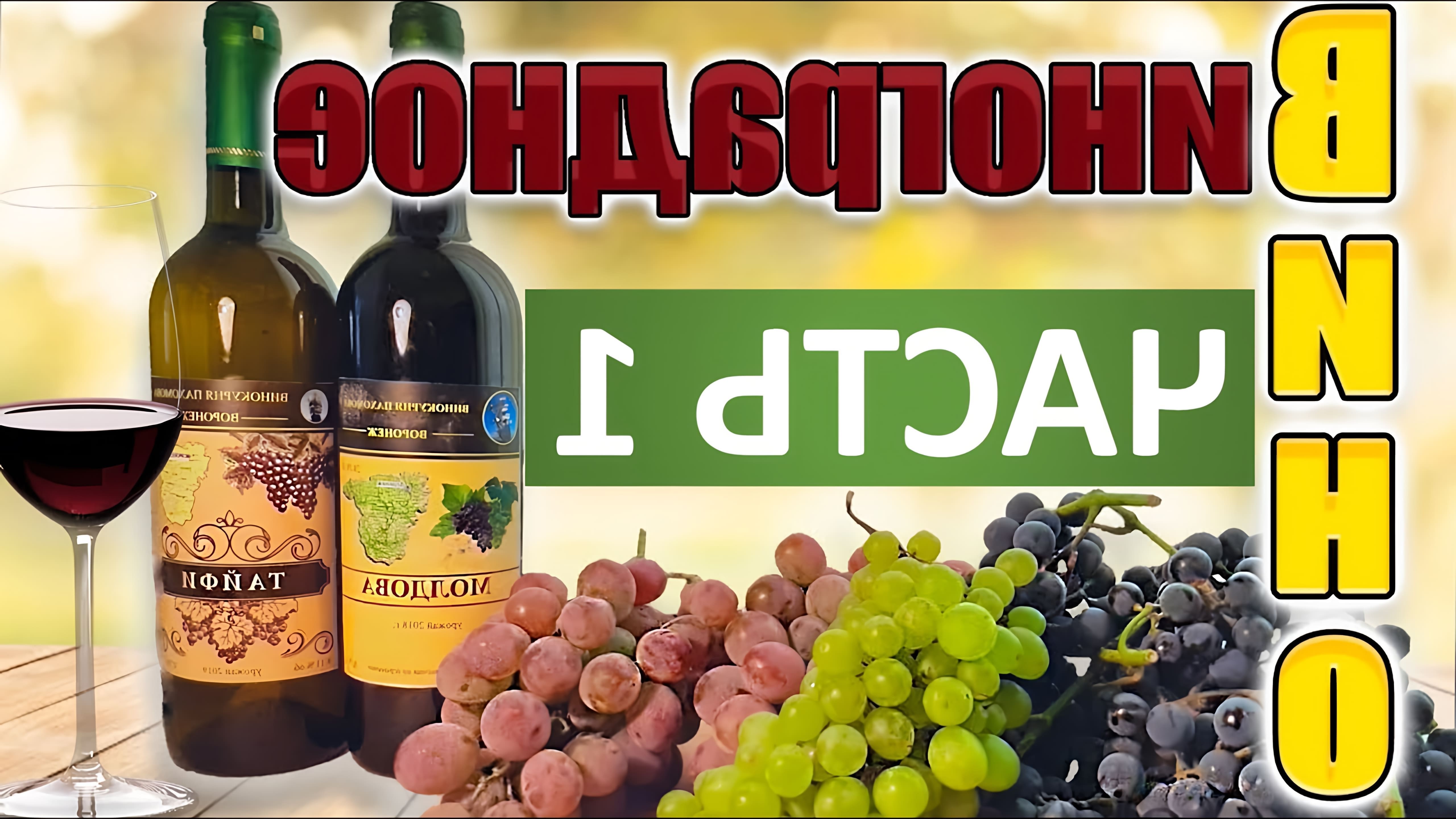 Видео: Домашнее вино из винограда Изабелла, Молдова, Саперави пошаговый рецепт от А до Я. Часть 1. 