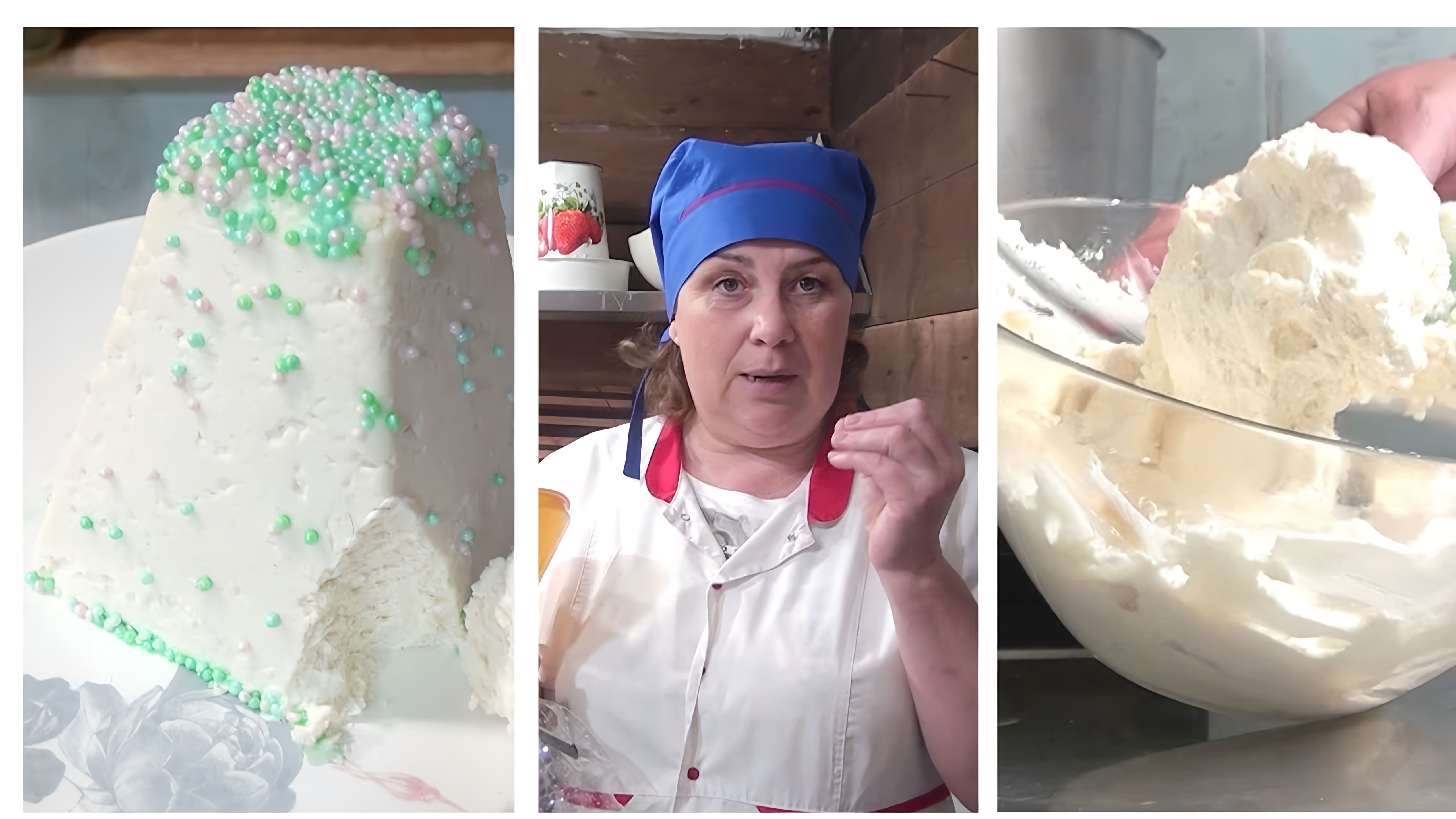 В данном видео демонстрируется процесс приготовления мягкого творога из 3 литров молока