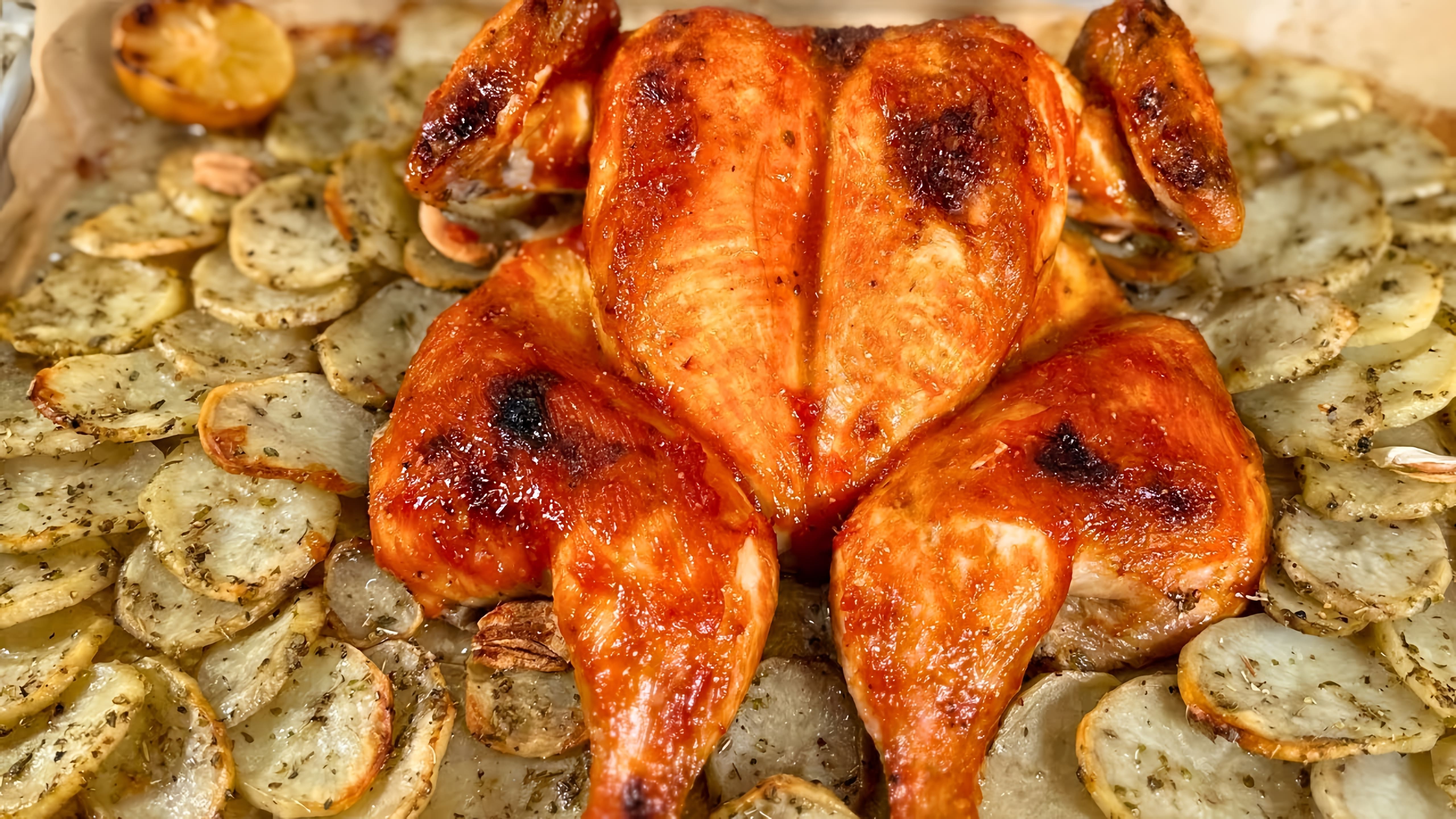 В этом видео демонстрируется простой и сочный рецепт курицы в духовке