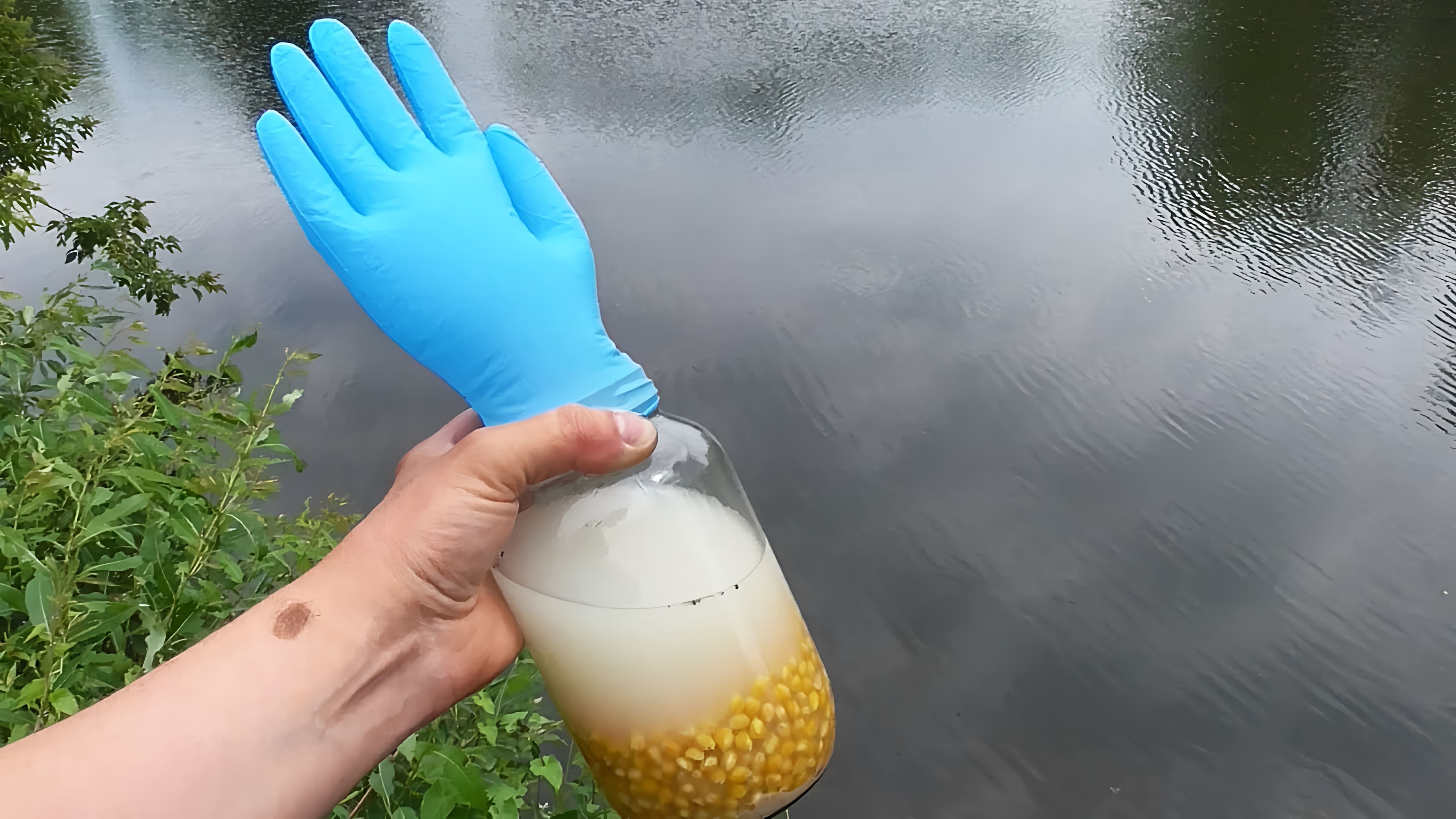 В этом видео демонстрируется процесс приготовления ферментированной кукурузы, которая затем проверяется под водой