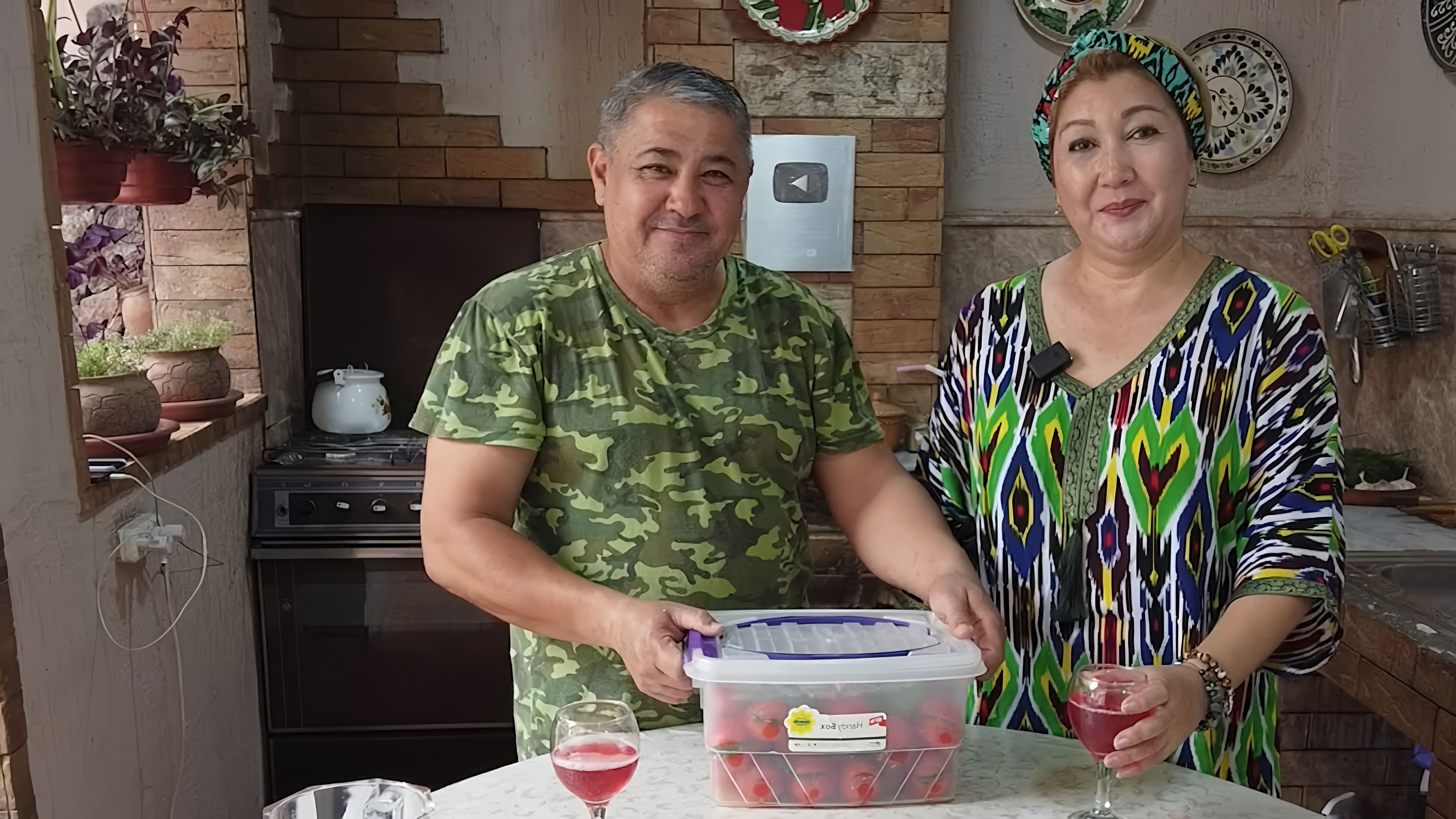 Видео как приготовить бомбическую закуску на основе помидоров по рецепту матери хозяйки