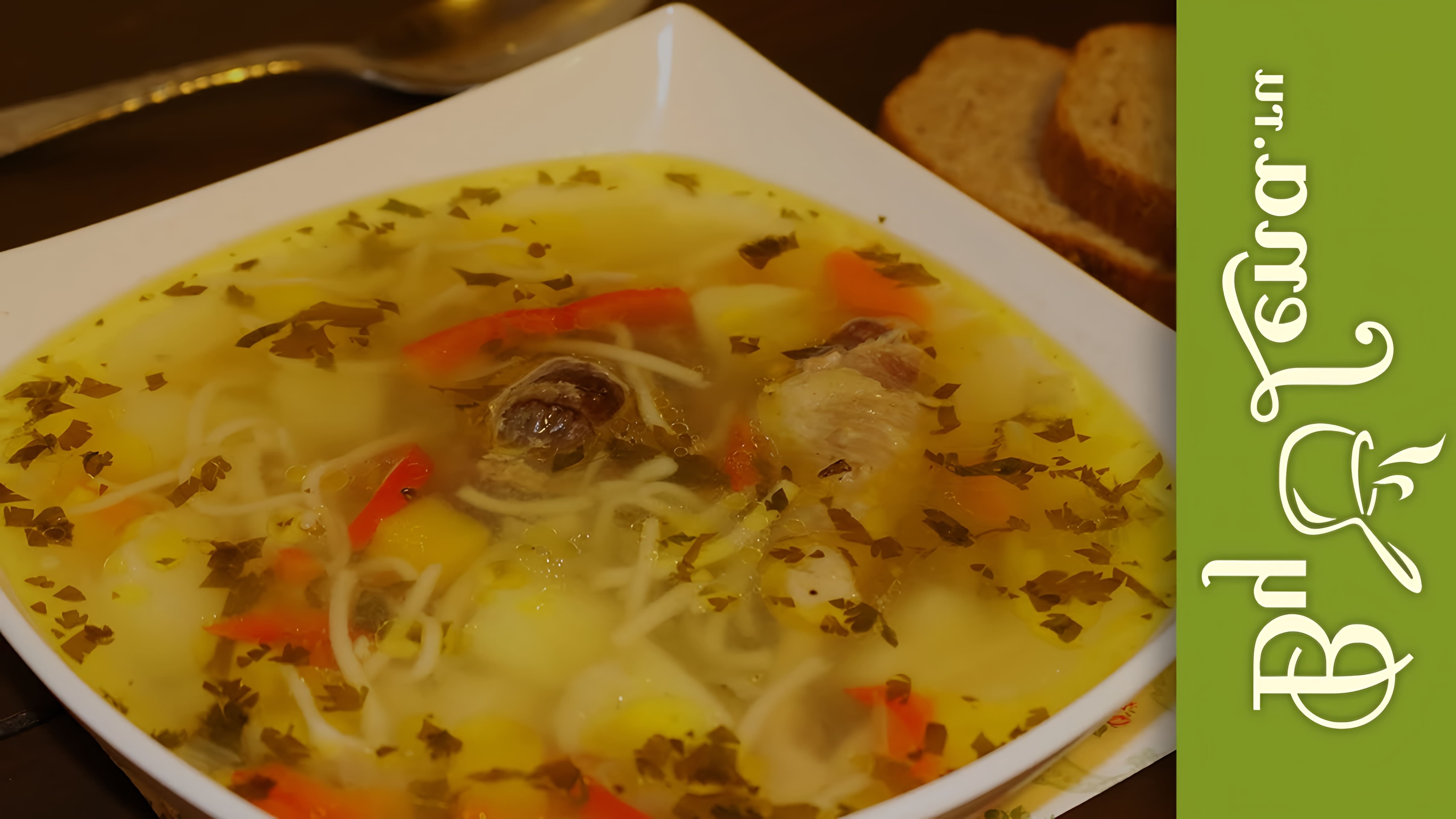 Зама Молдавская - Суп с курицей и домашней лапшой - это видео-ролик, в котором Зама Молдавская делится своим рецептом приготовления вкусного и питательного супа с курицей и домашней лапшой