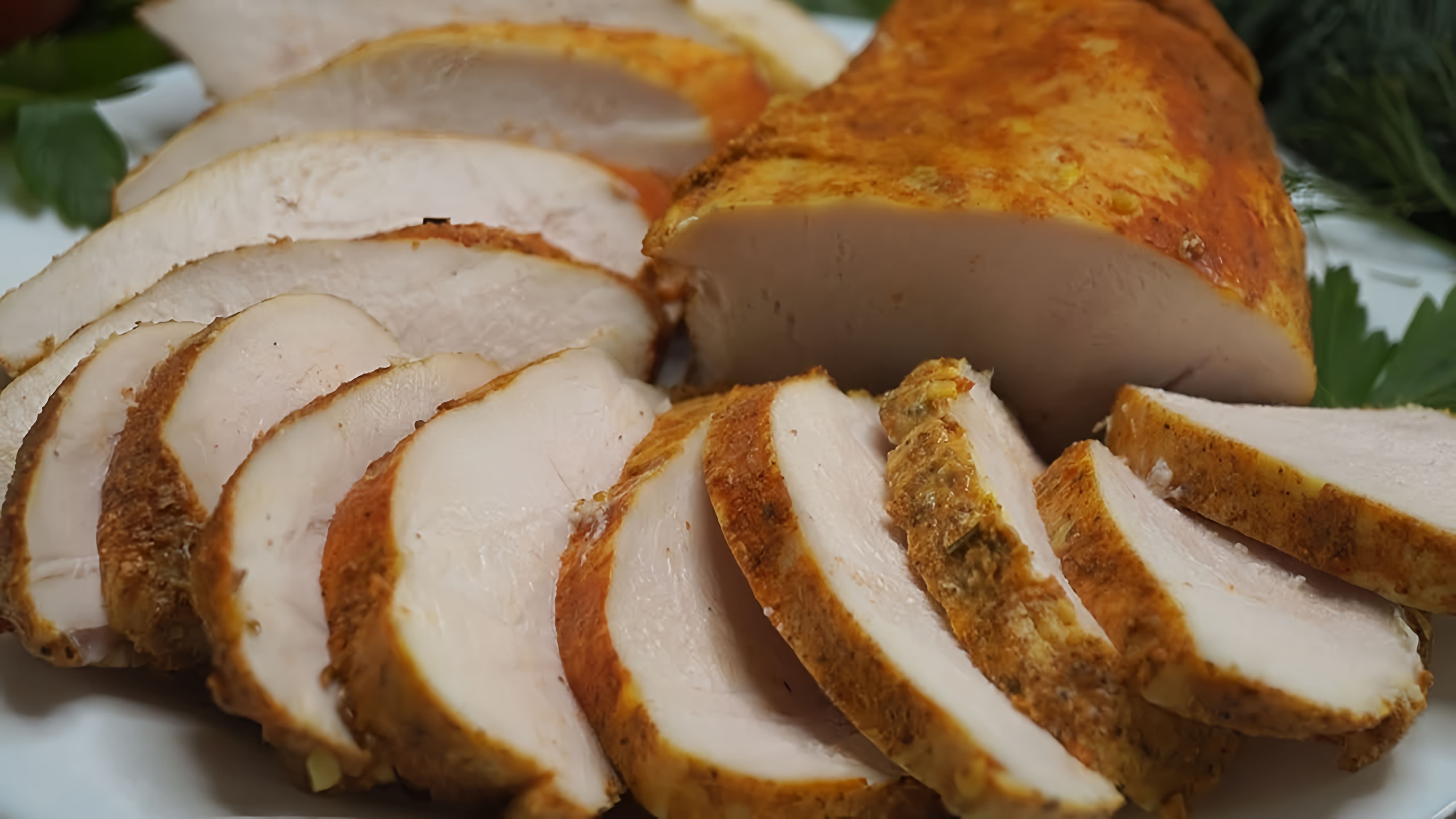 В этом видео демонстрируется простой и быстрый способ приготовления куриной грудки
