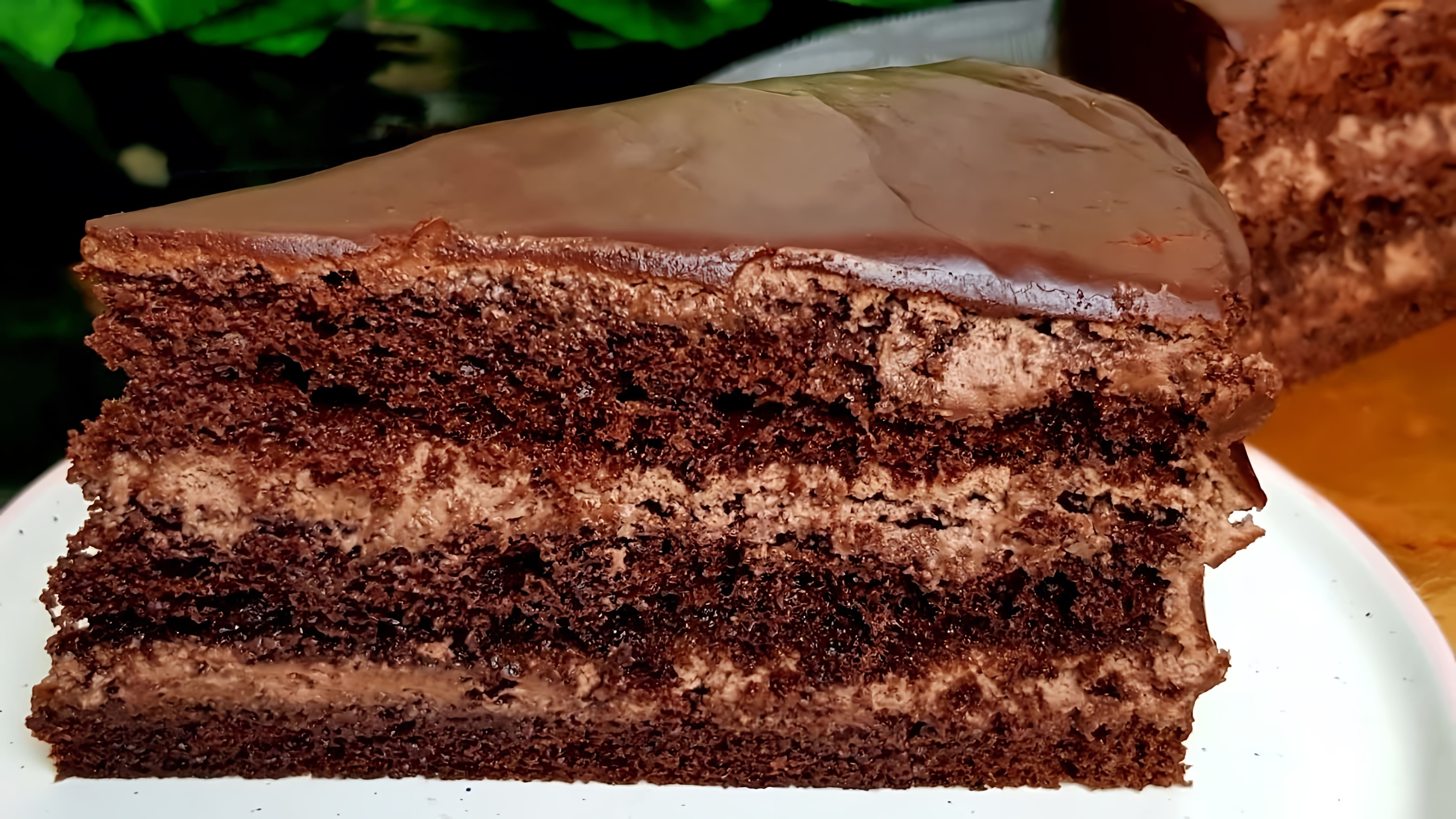 В этом видео-ролике рассказывается о том, как приготовить шоколадный торт, который по вкусовым качествам превосходит знаменитый торт "Прага"