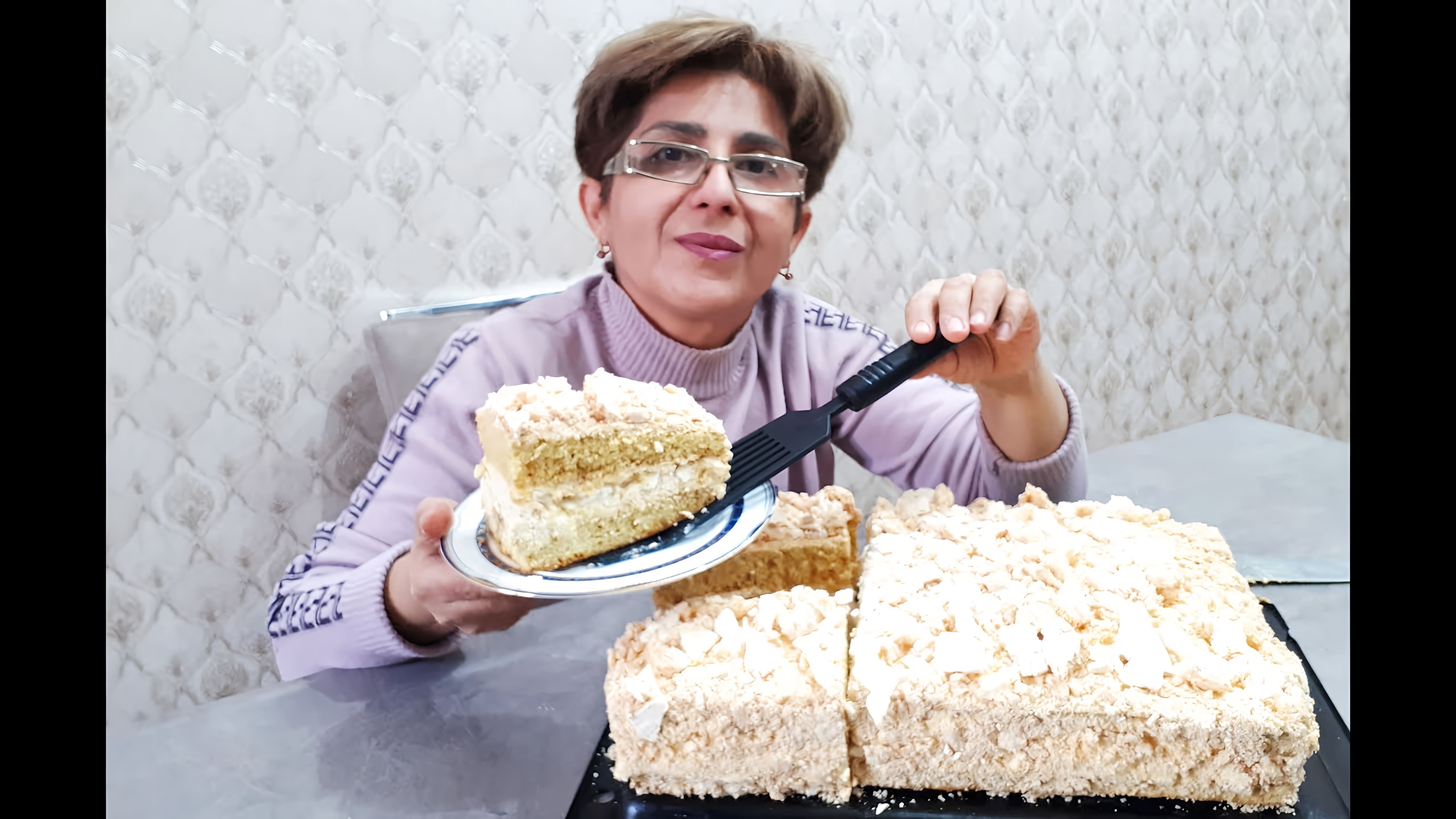 В этом видео представлен рецепт торта "Министерский"