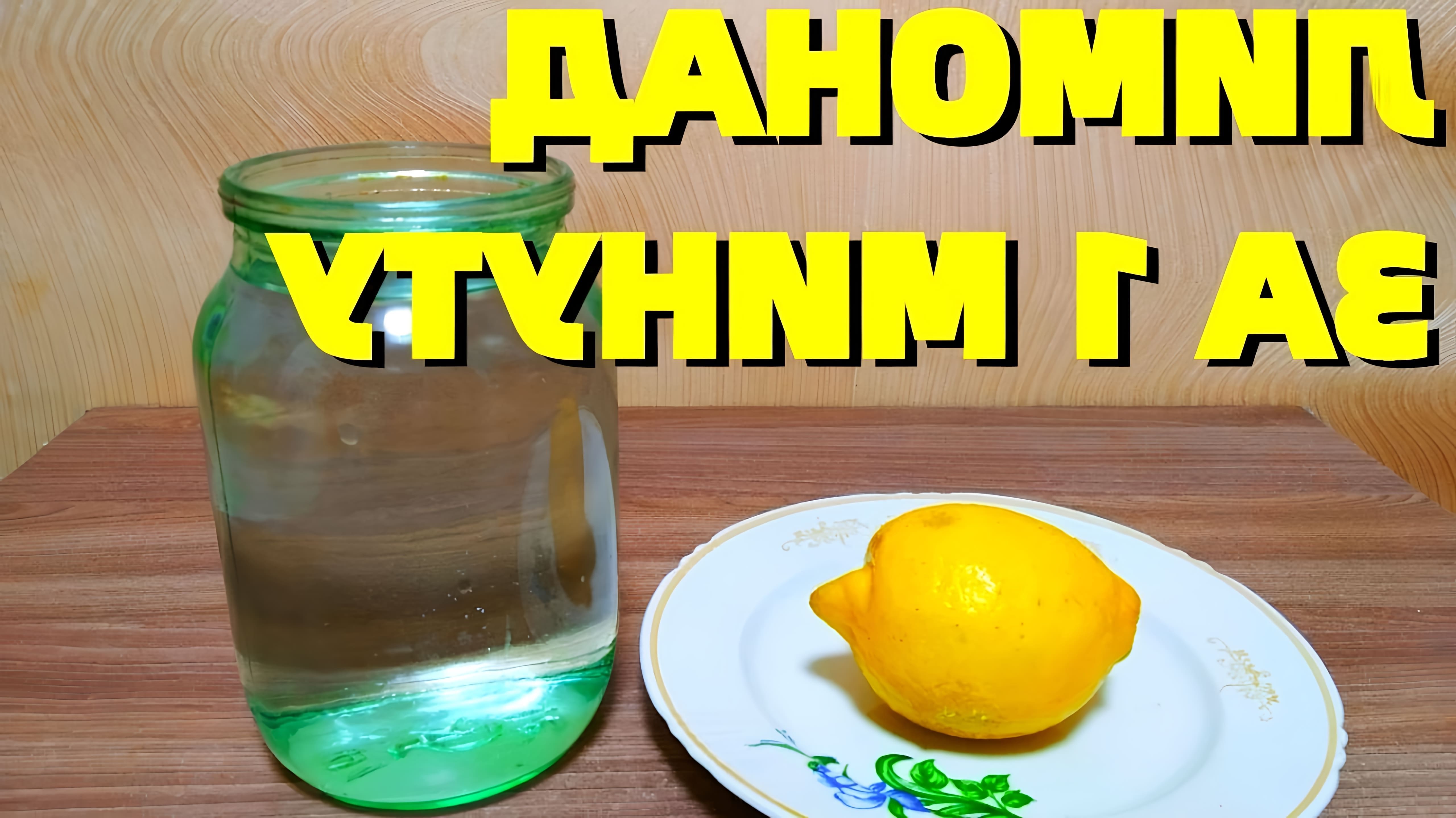 Видео как приготовить простой домашний лимонад