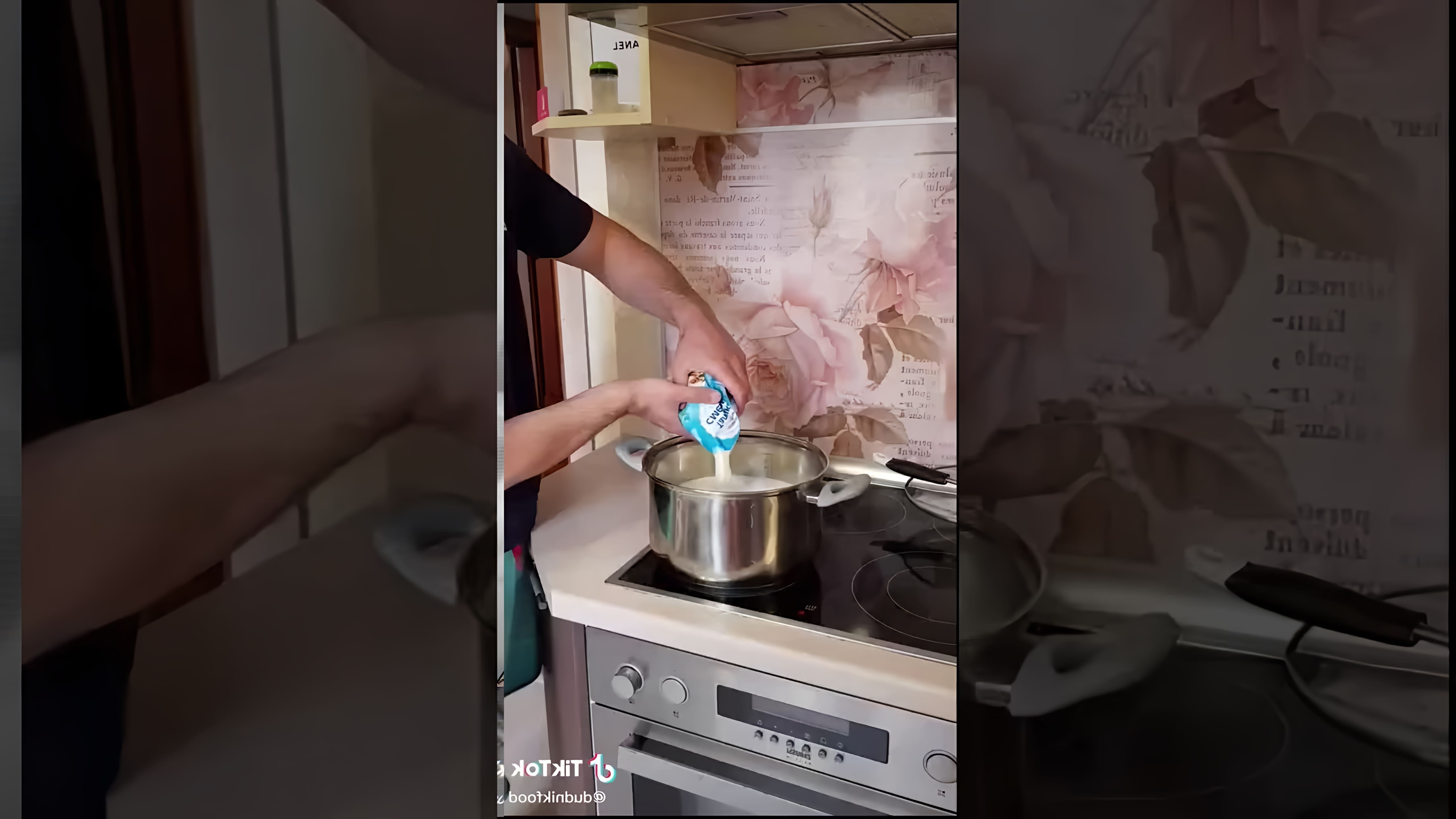 В этом видео-ролике рассказывается о том, как приготовить вкусный и полезный творог из молока, сметаны и яиц