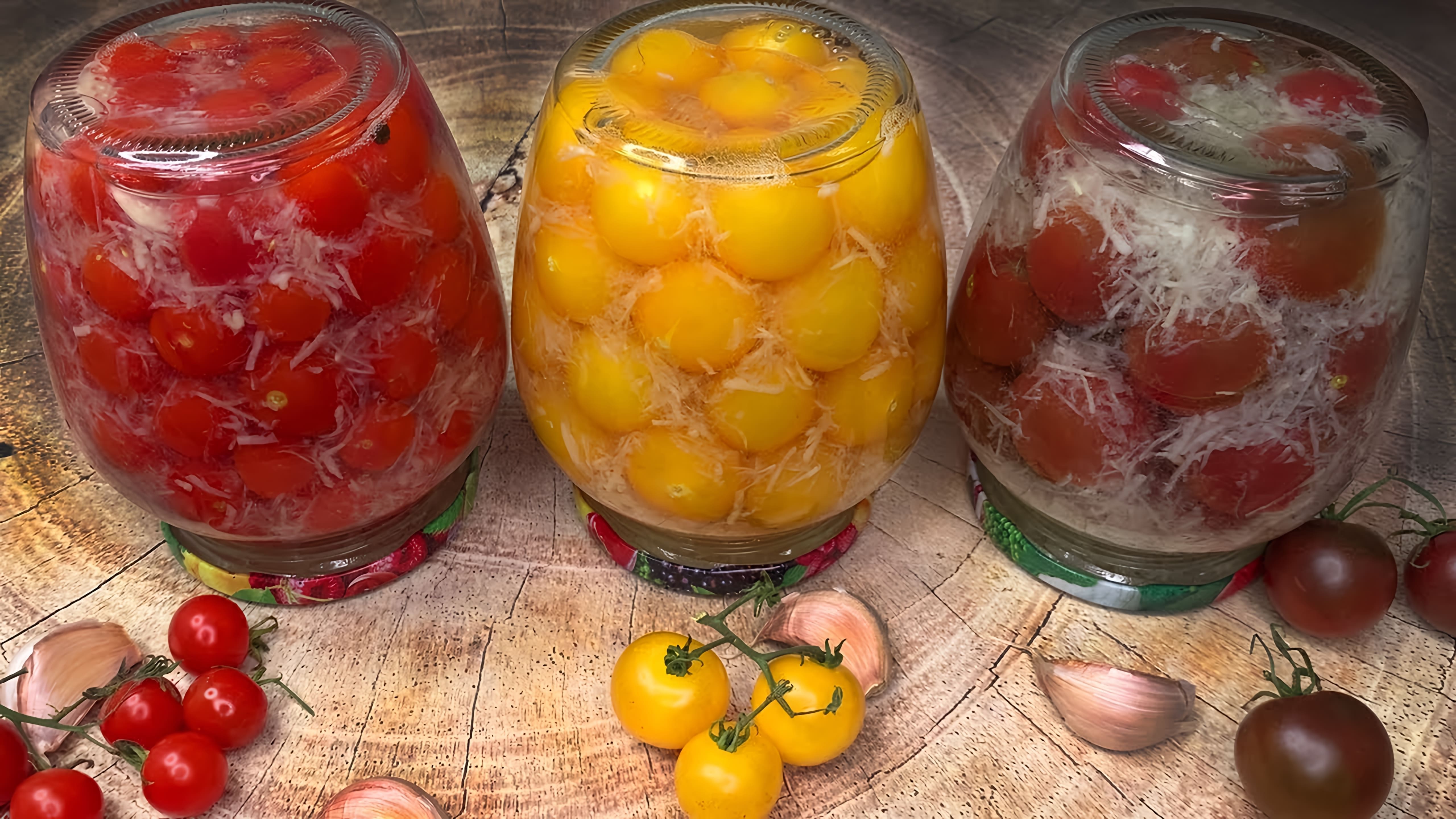 В этом видео-ролике будет показан процесс приготовления маринованных помидоров черри на зиму