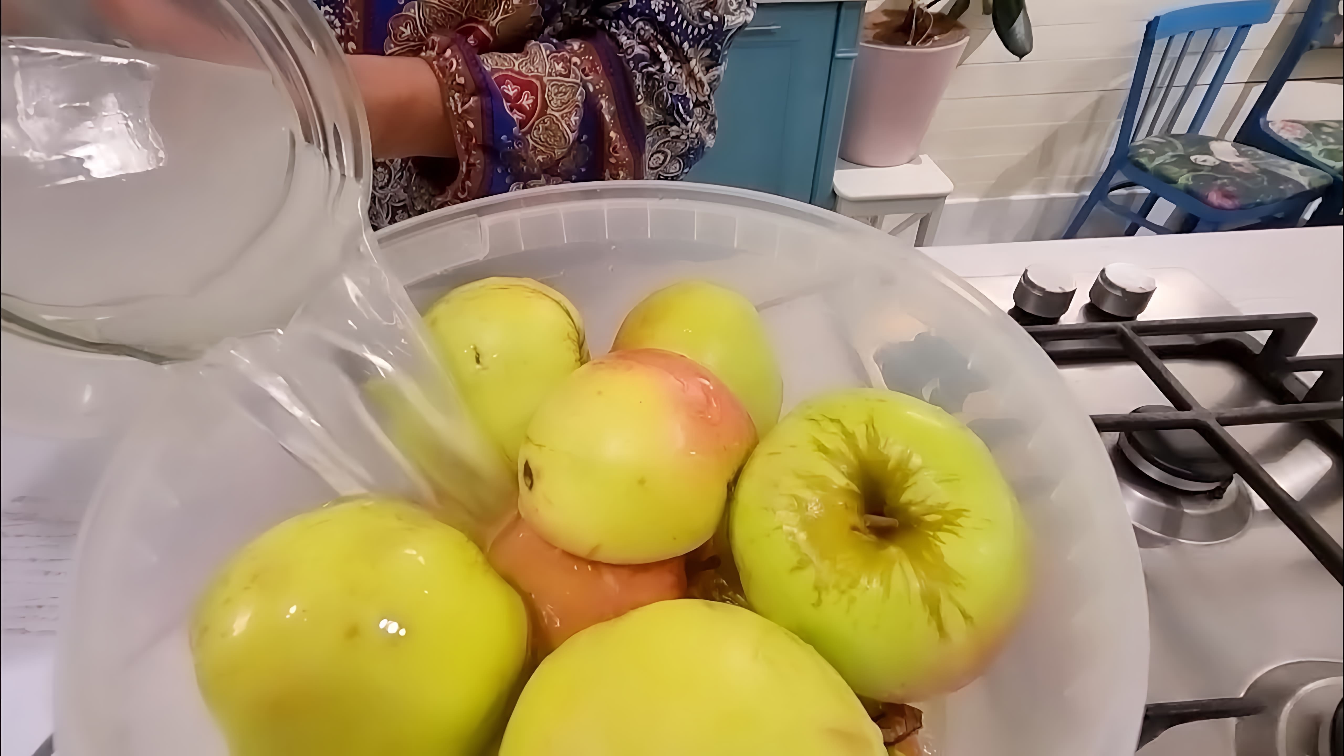 В этом видео Таша Муляр рассказывает о процессе приготовления квашеных яблок