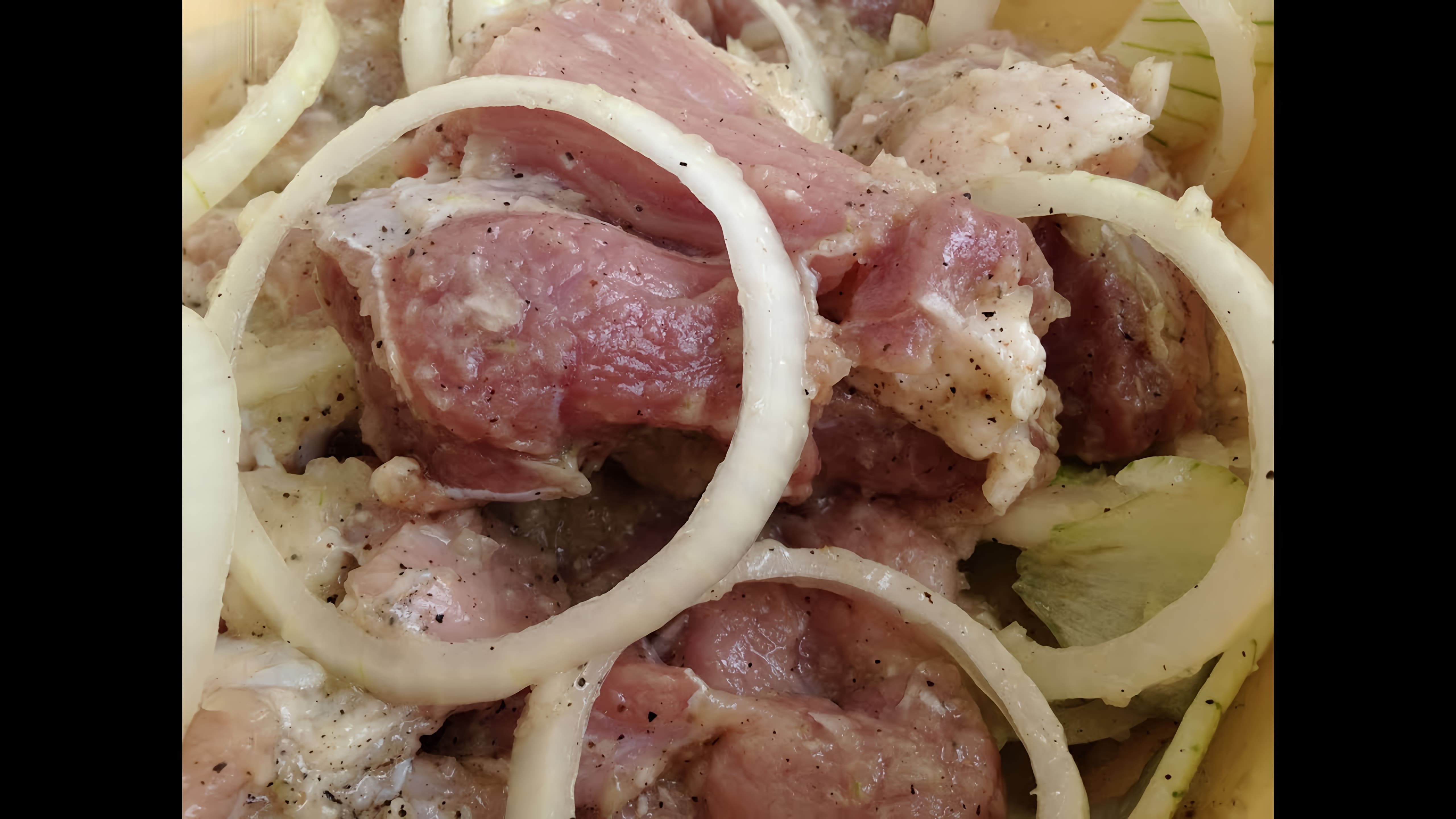 Видео как легко и быстро мариновать мясо для шашлыка (свиной шашлык)