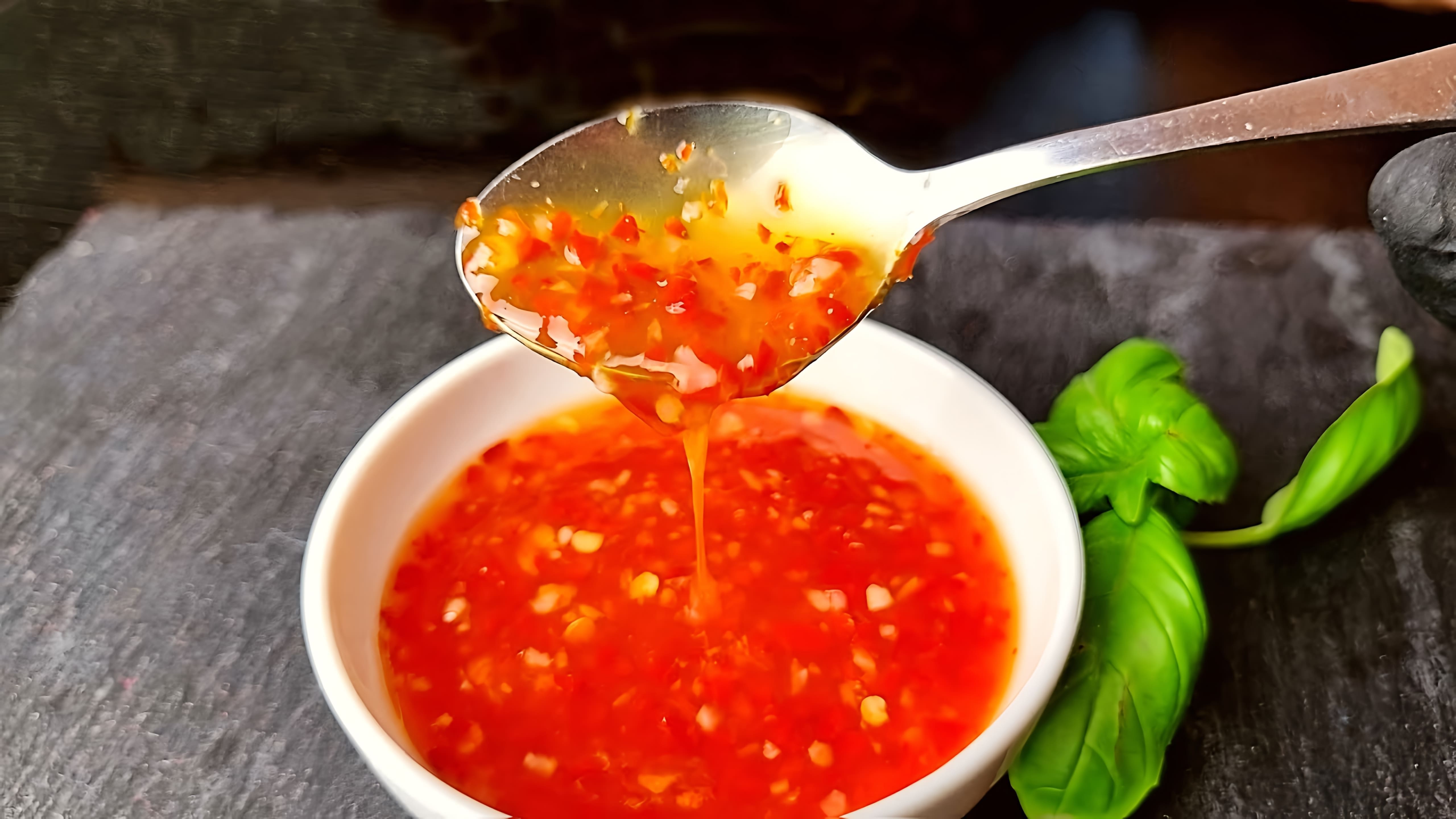 В этом видео демонстрируется рецепт кисло-сладкого тайского соуса чили, который можно приготовить всего за 10 минут
