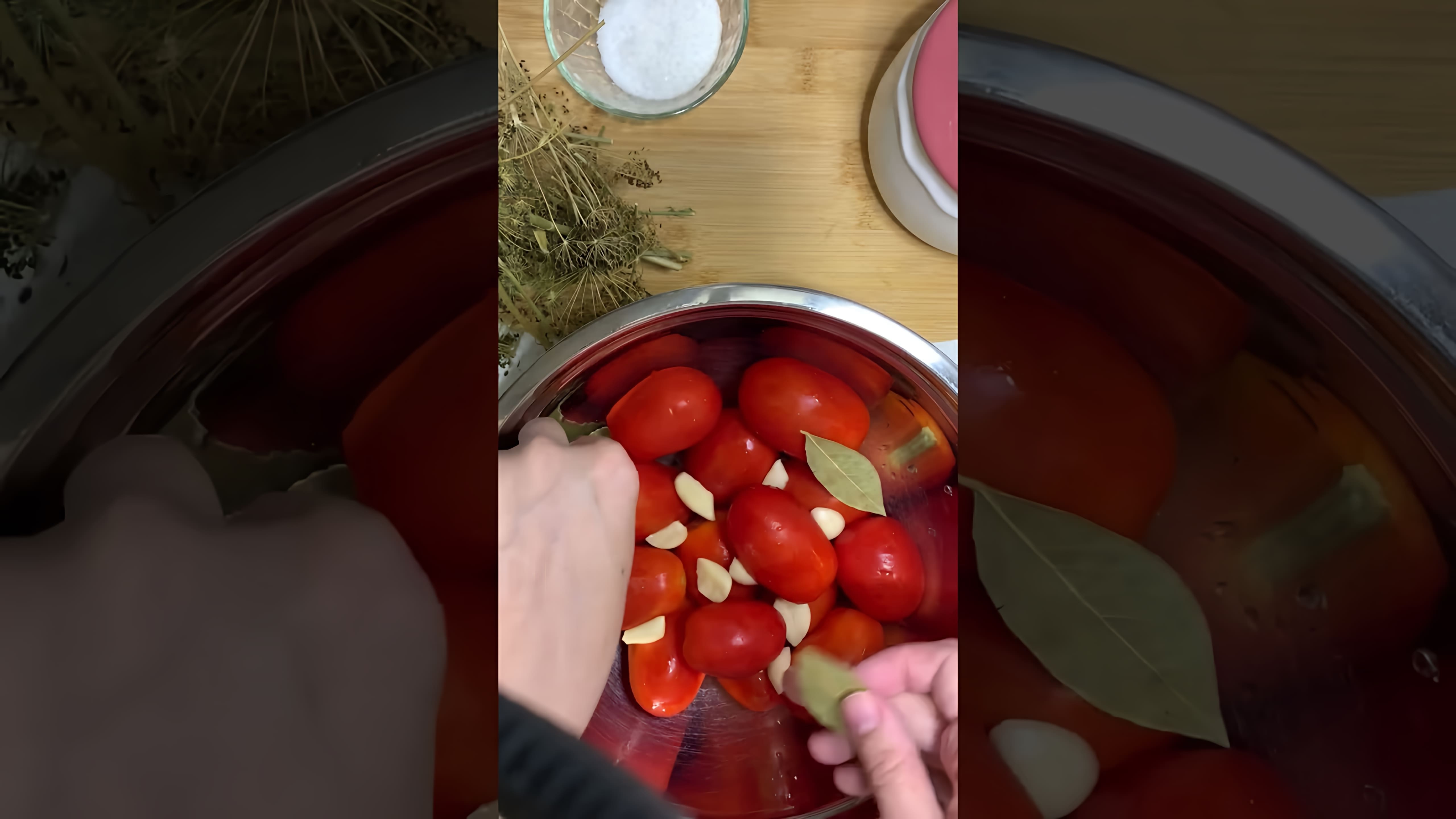 Видео: Малосольные ПОМИДОРЫ! Очень вкусно и быстро! 
