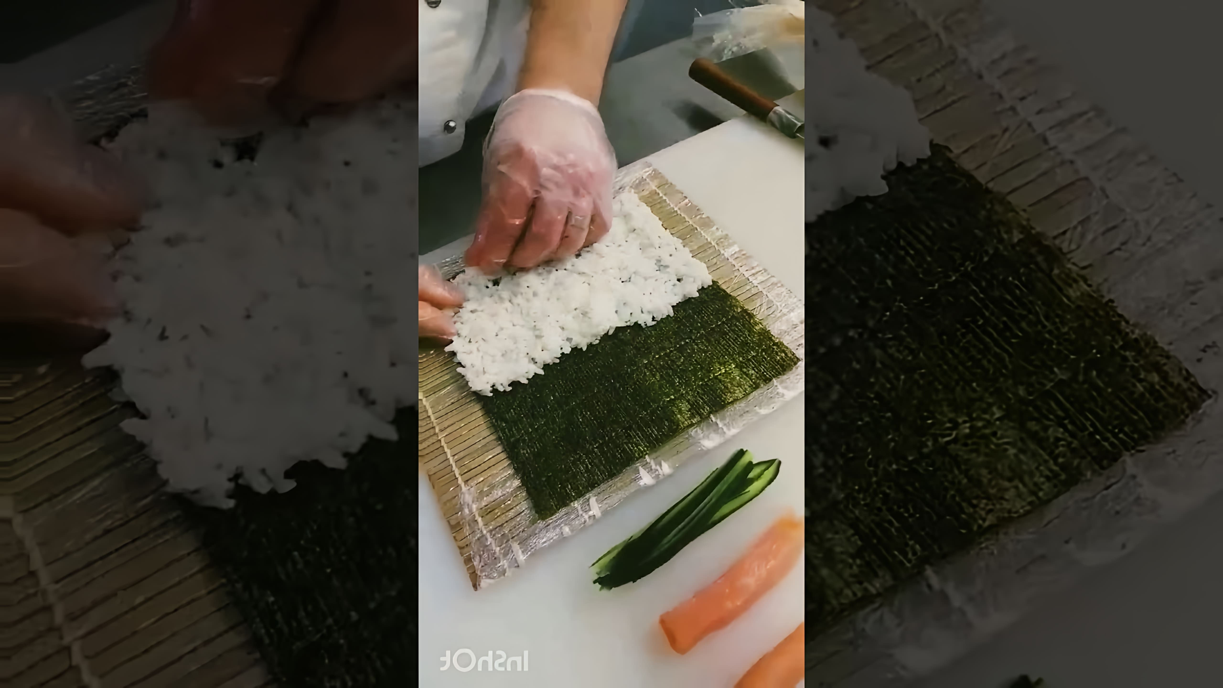 В этом видео-ролике будет показан процесс приготовления суши и роллов