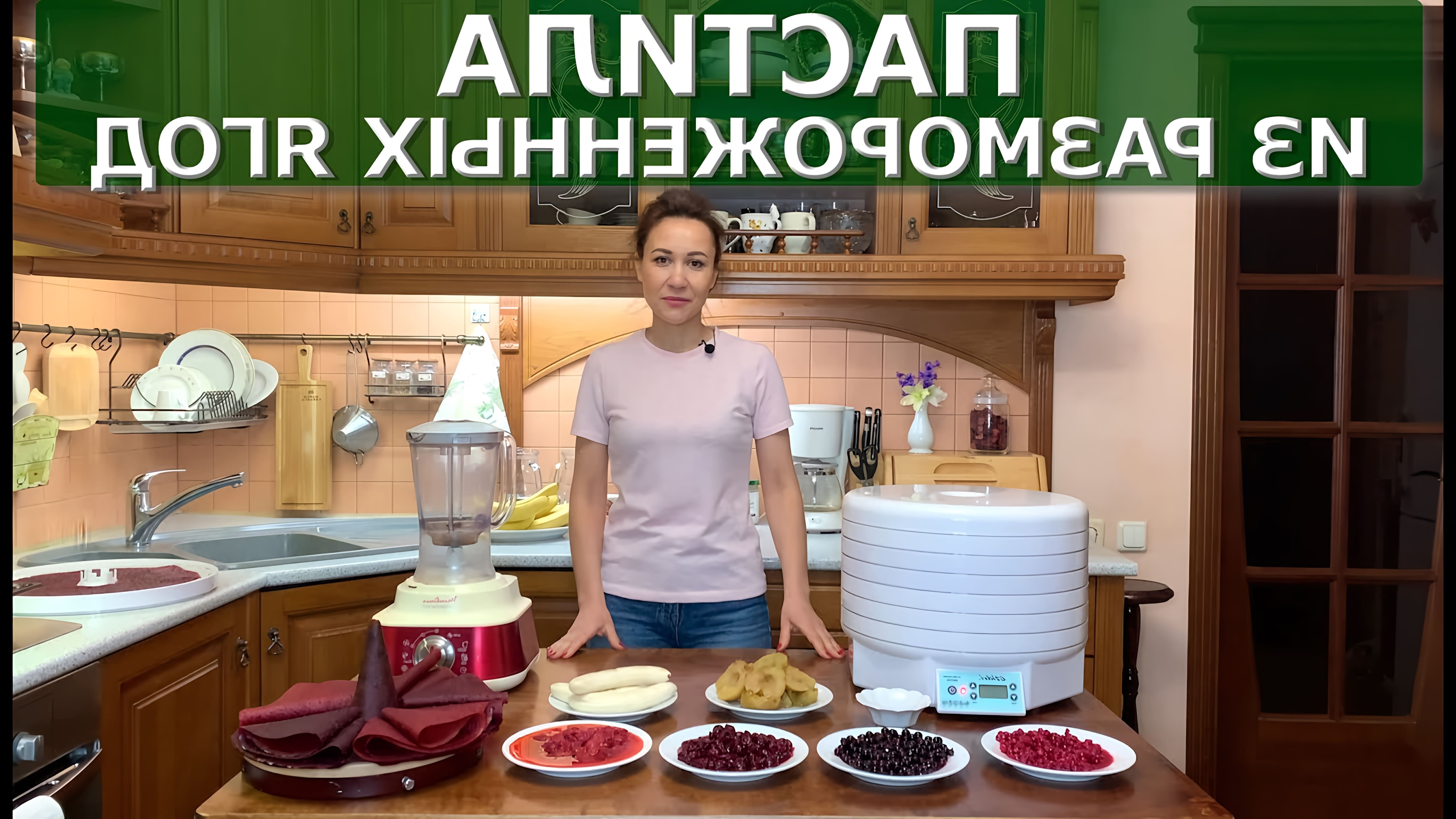 В этом видео Анна готовит пастилу из размороженных ягод