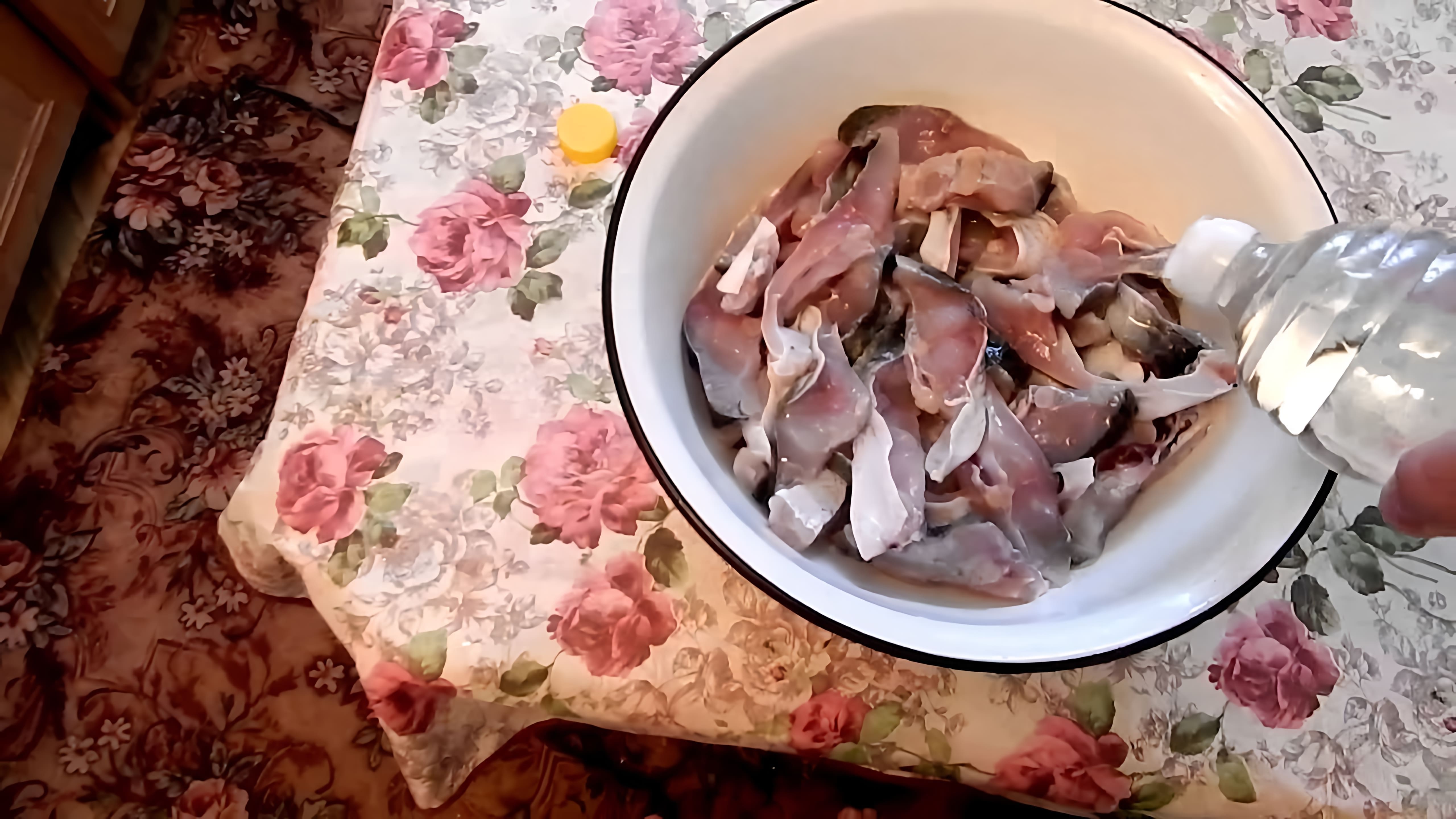 В этом видео показано, как приготовить маринованного толстолоба
