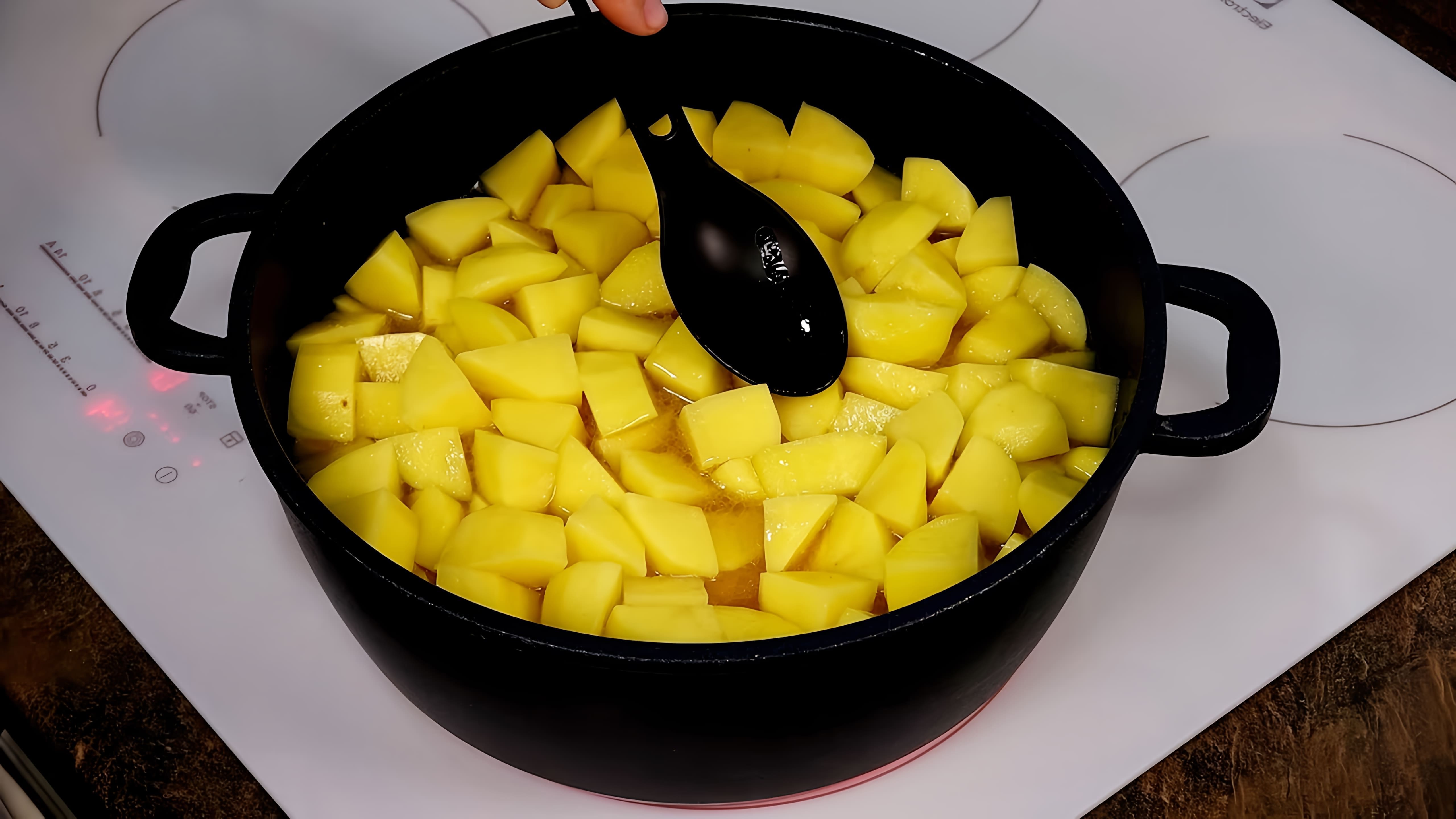 В этом видео показаны пять рецептов приготовления тушеной картошки с мясом
