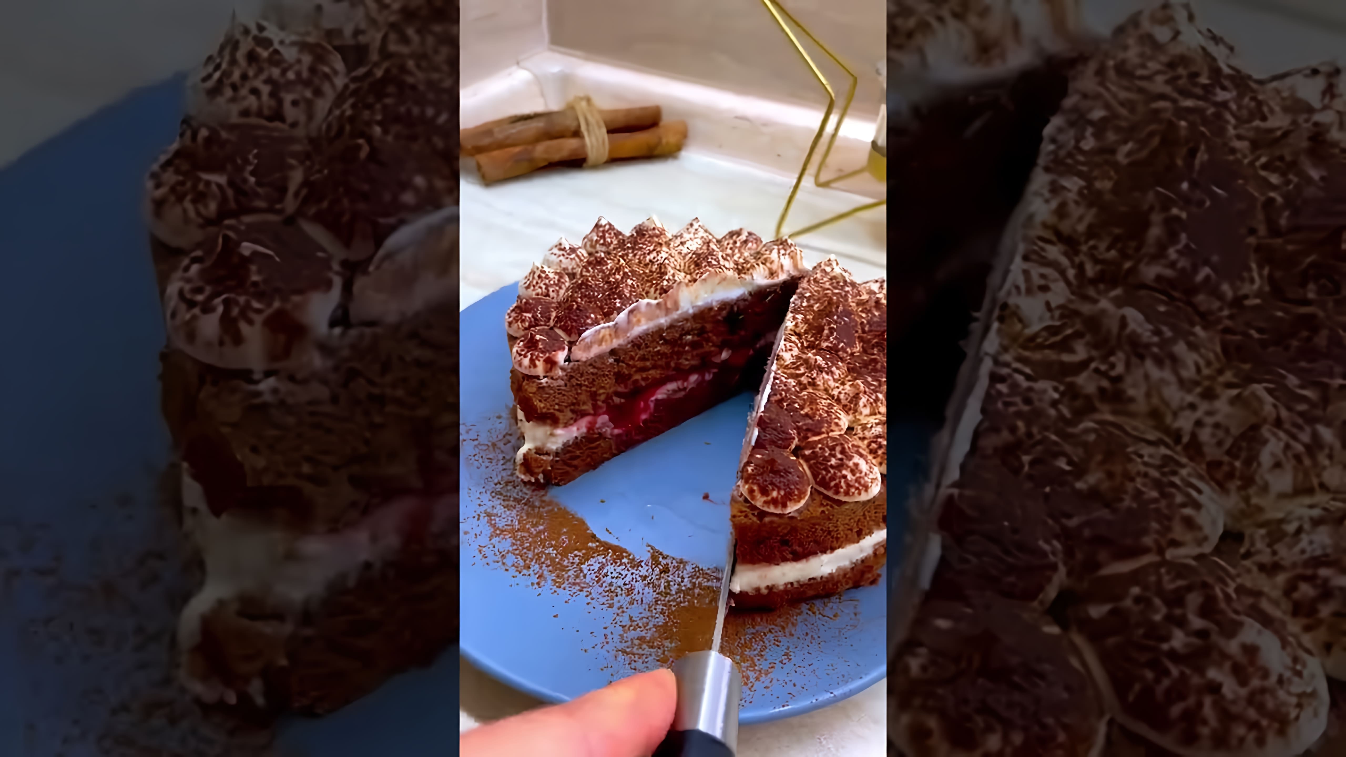В этом видео демонстрируется рецепт приготовления торта в микроволновке за 5 минут