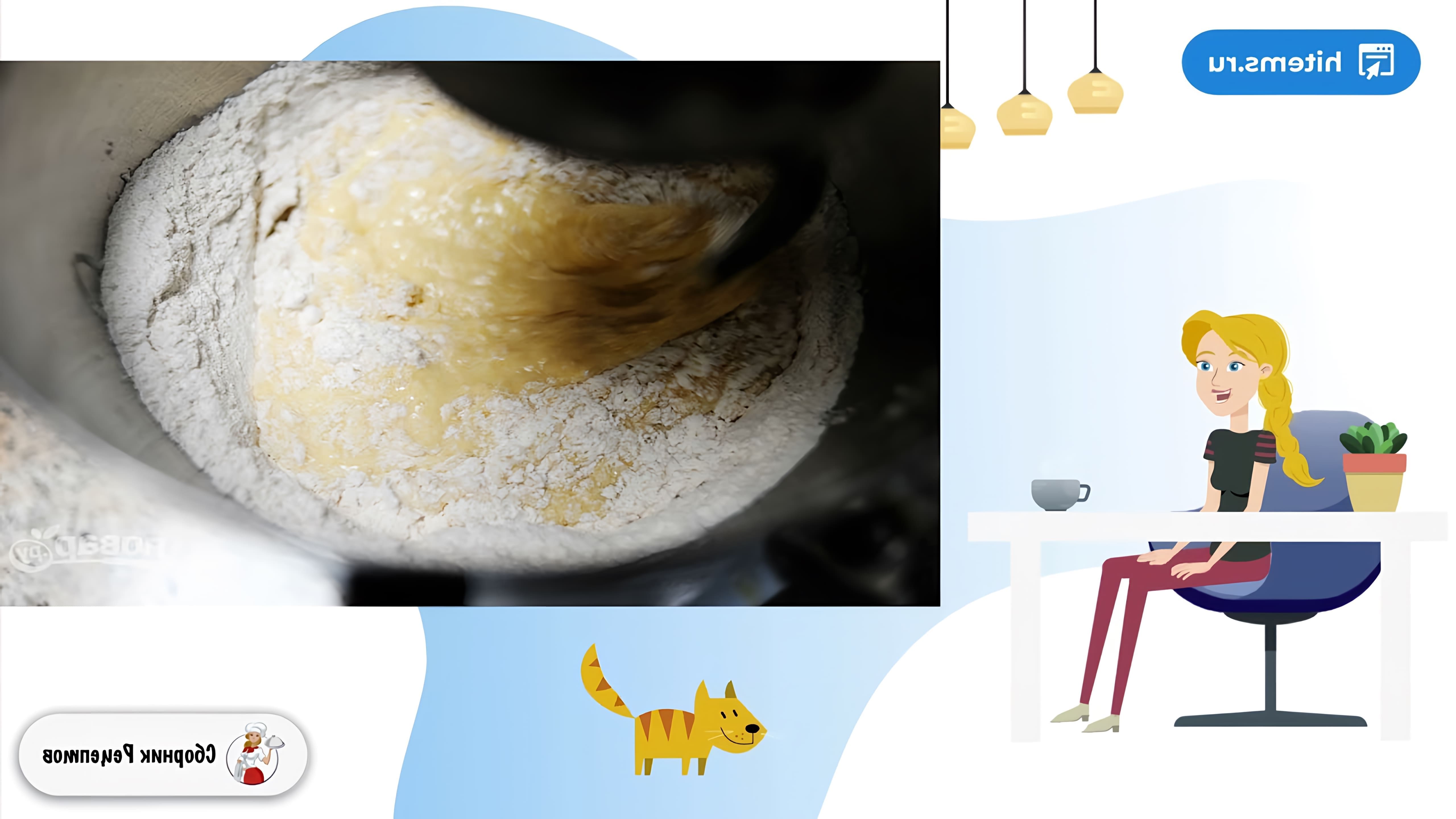 В данном видео демонстрируется процесс приготовления домашних глазированных пончиков