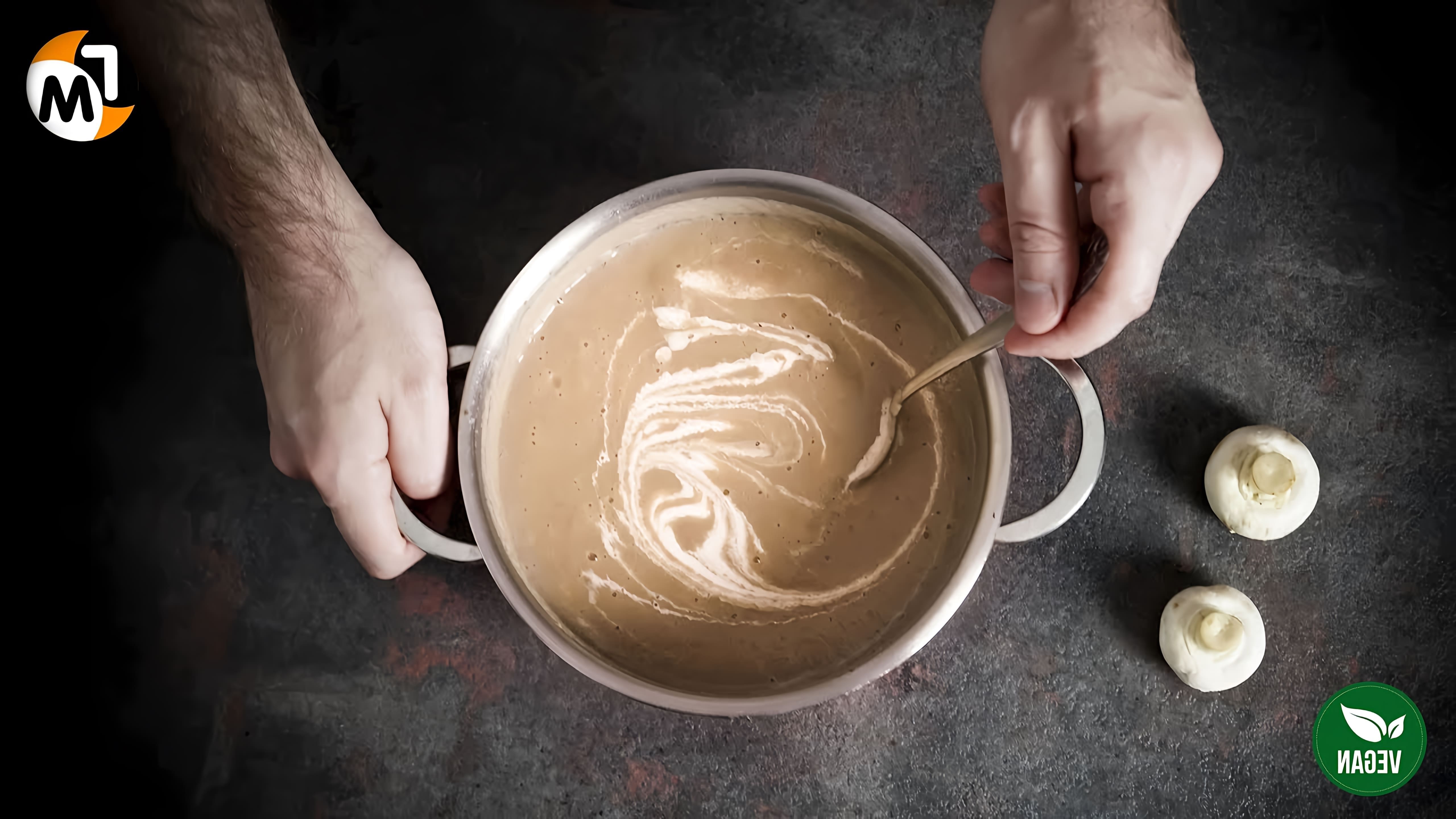 Видео - рецепт крем-супа из шампиньонов, приготовленного из белых грибов