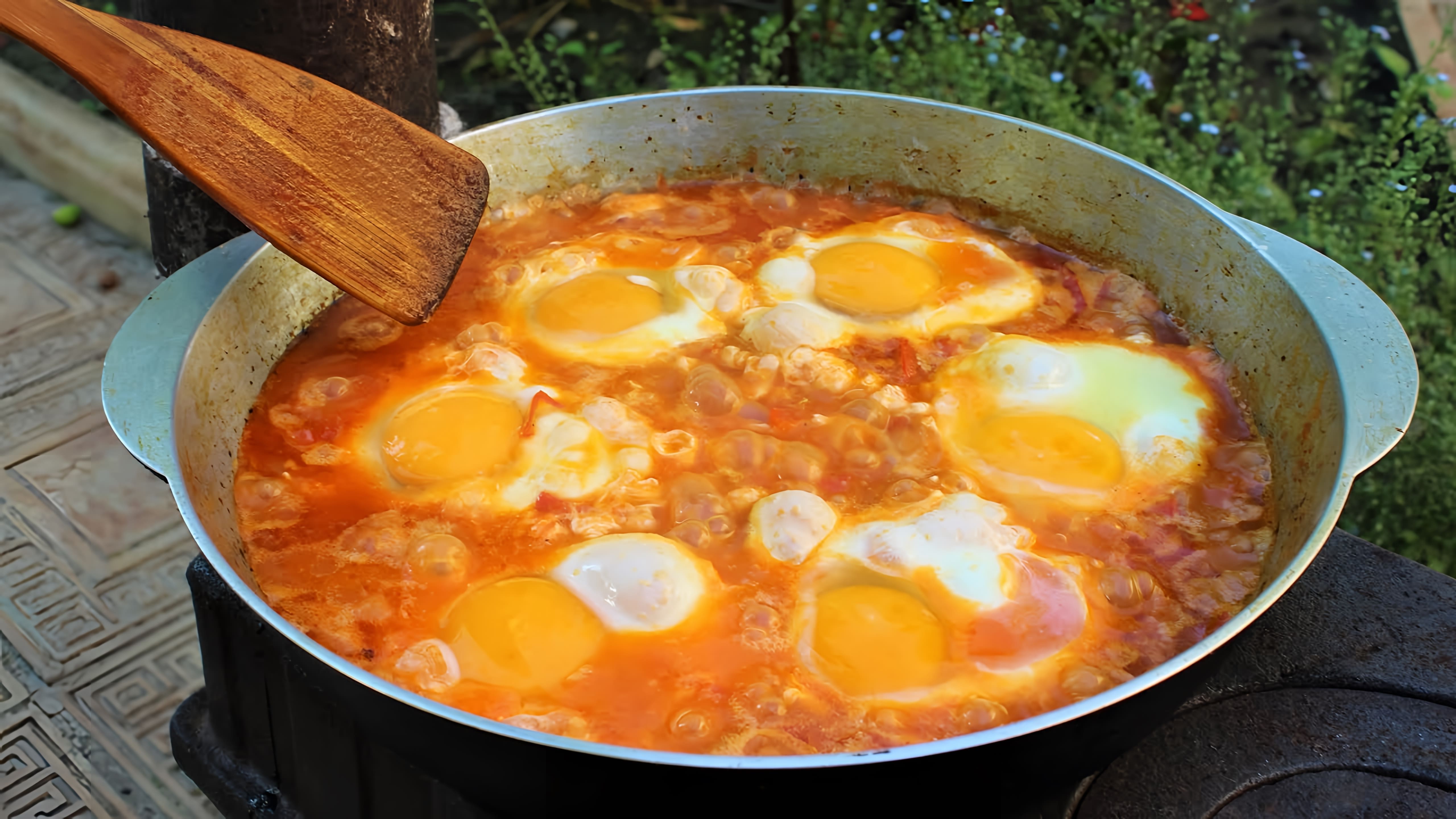 Шакшука - лучшая яичница в мире! Еврейская кухня (Израильская кухня). Блюдо из овощей, яиц и специй - которое... 