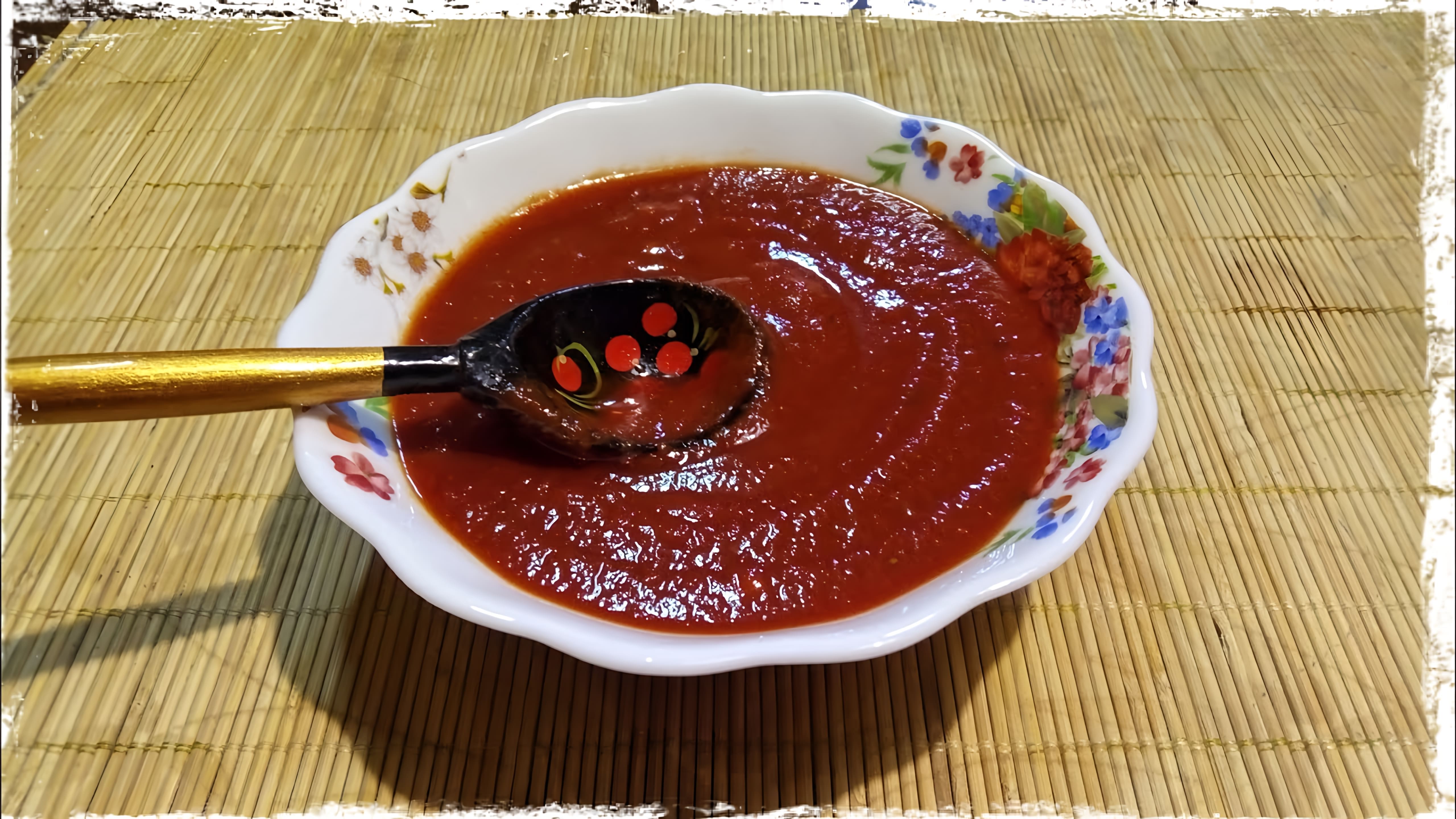 В этом видео демонстрируется простой рецепт томатного соуса, который можно приготовить всего за 5 минут