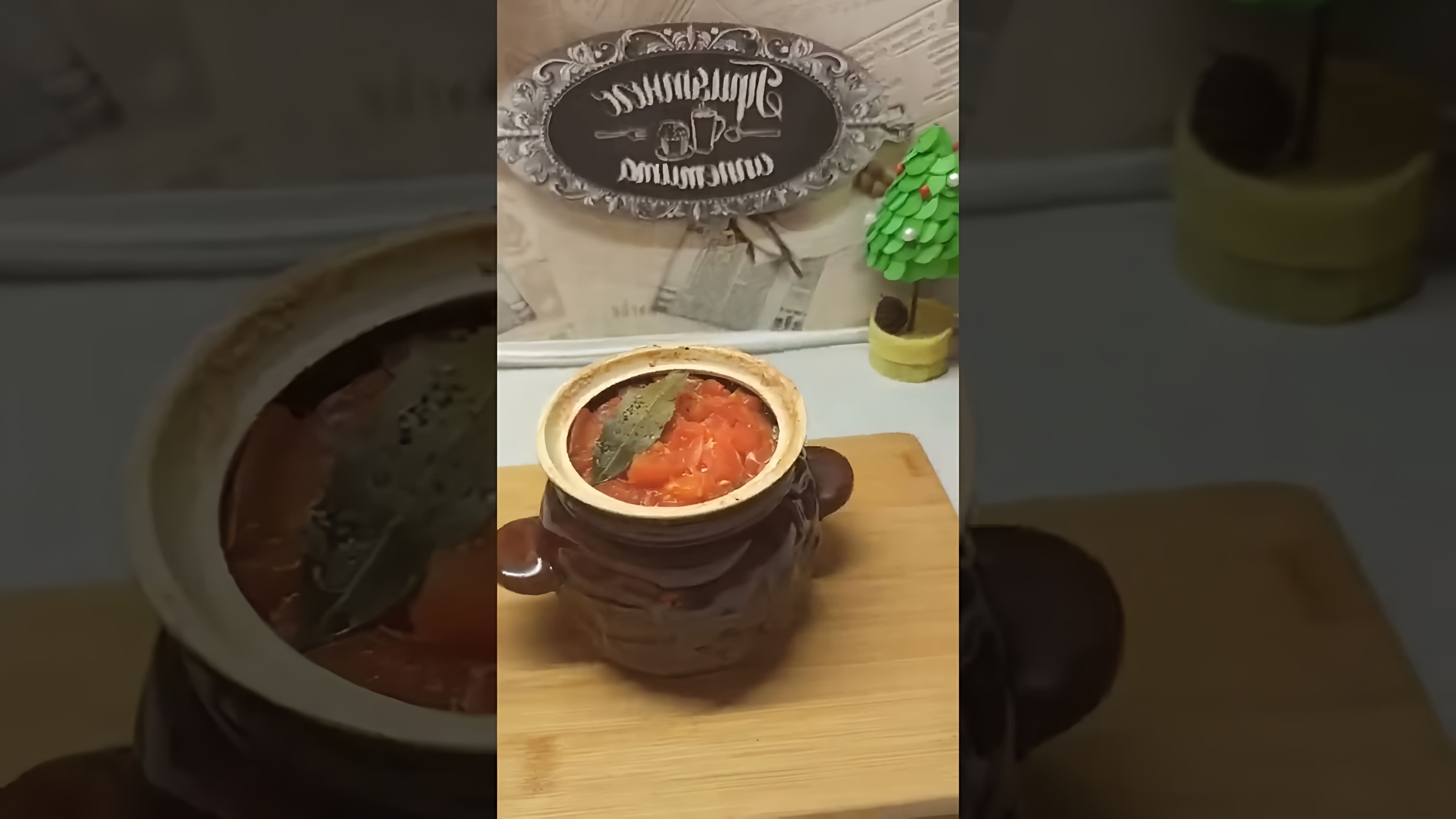 В этом видео-ролике демонстрируется процесс приготовления блюда под названием чанахи